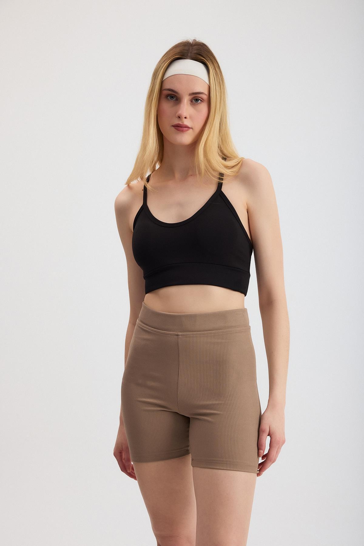 Taş Fitilli Kısa Tayt 2190M - 1