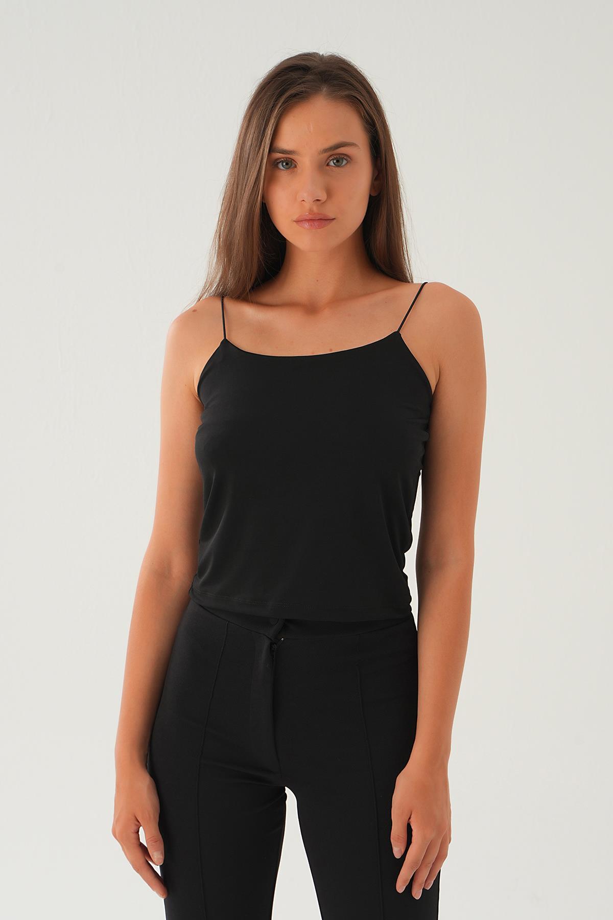 Siyah Askılı Sandy Atlet 220 - 1