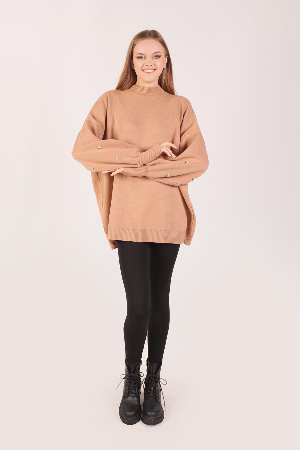 2209 İnci Detay Tunik Bisküvi 