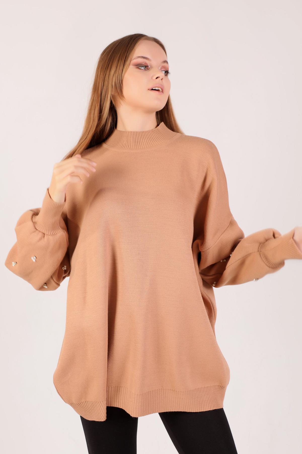 2209 İnci Detay Tunik Bisküvi - 4