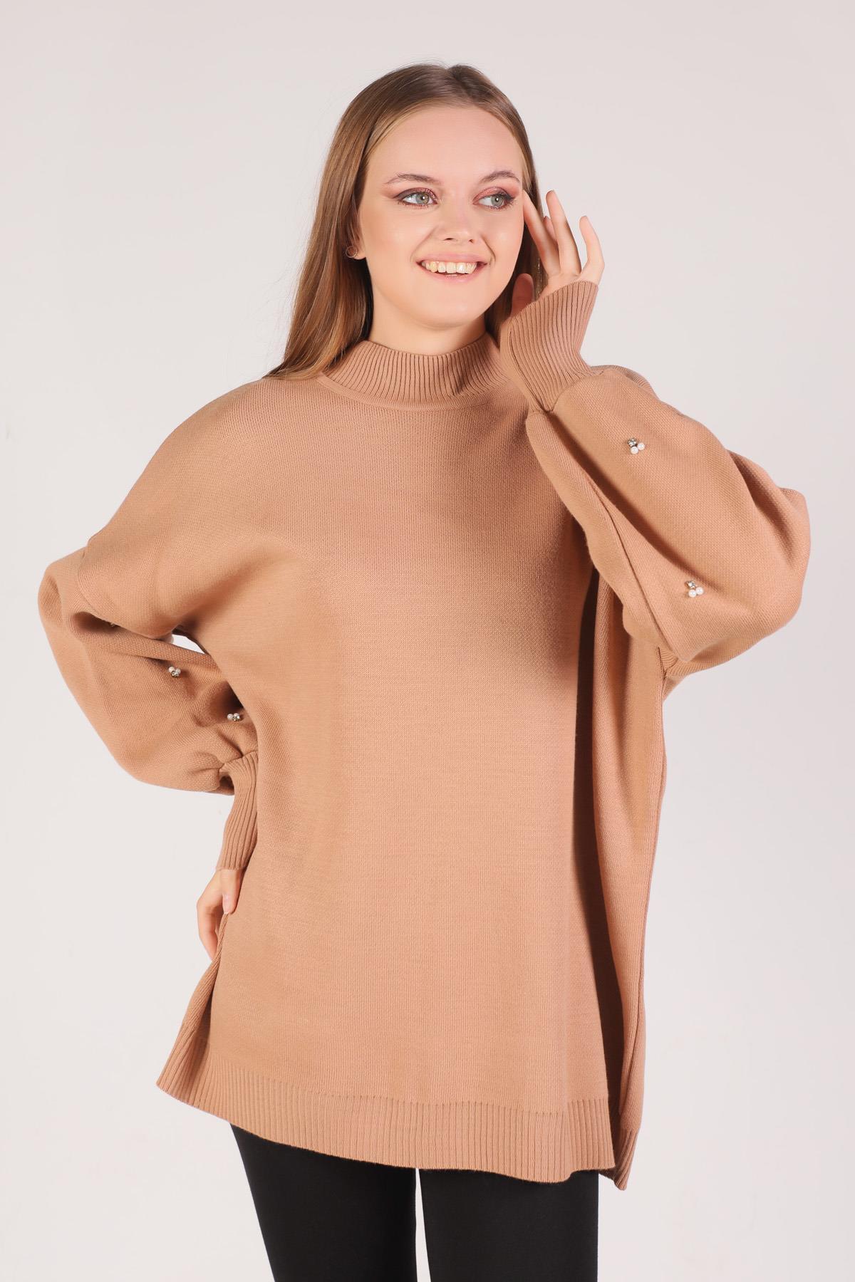 2209 İnci Detay Tunik Bisküvi - 2