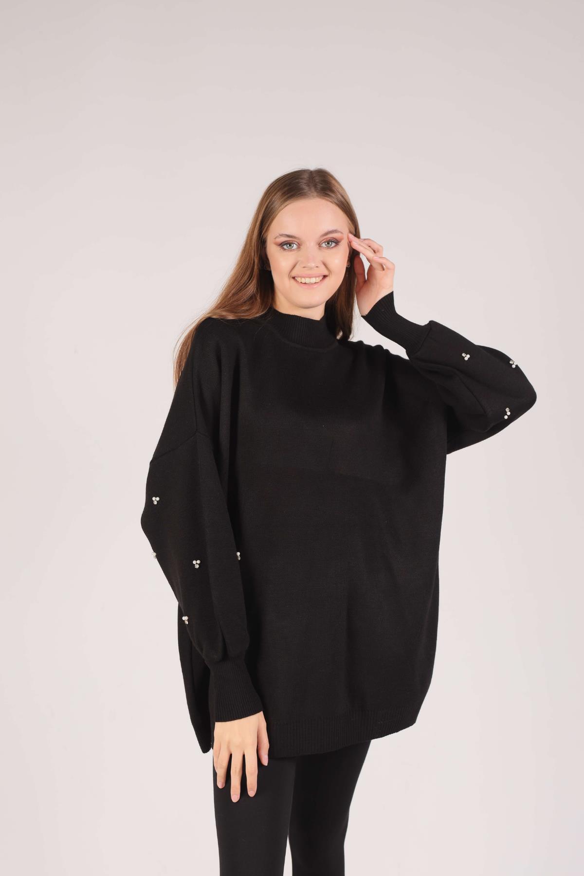 Siyah İnci Detay Tunik 2209 - 1