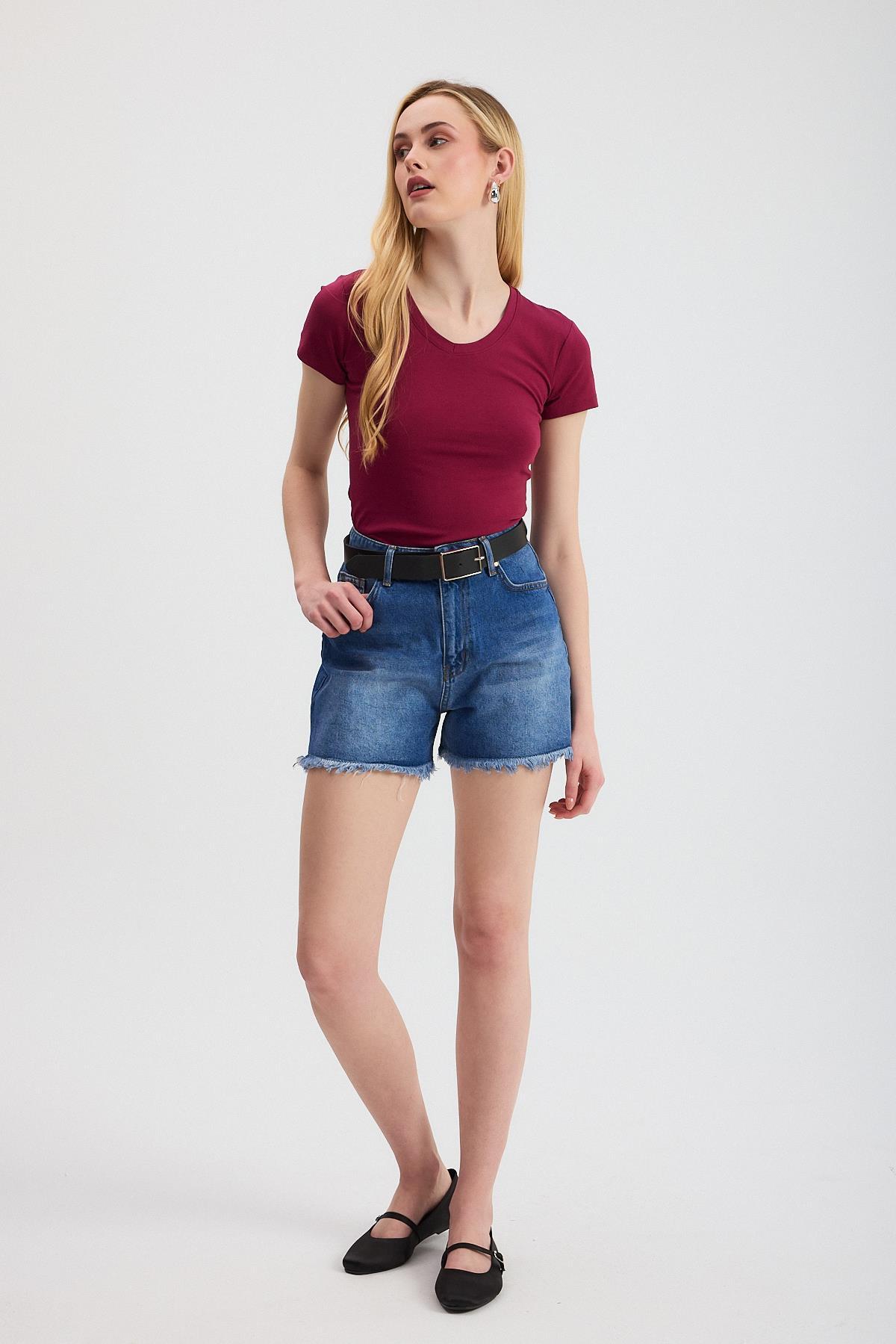 2215 V Yaka Bady Bordo - 7