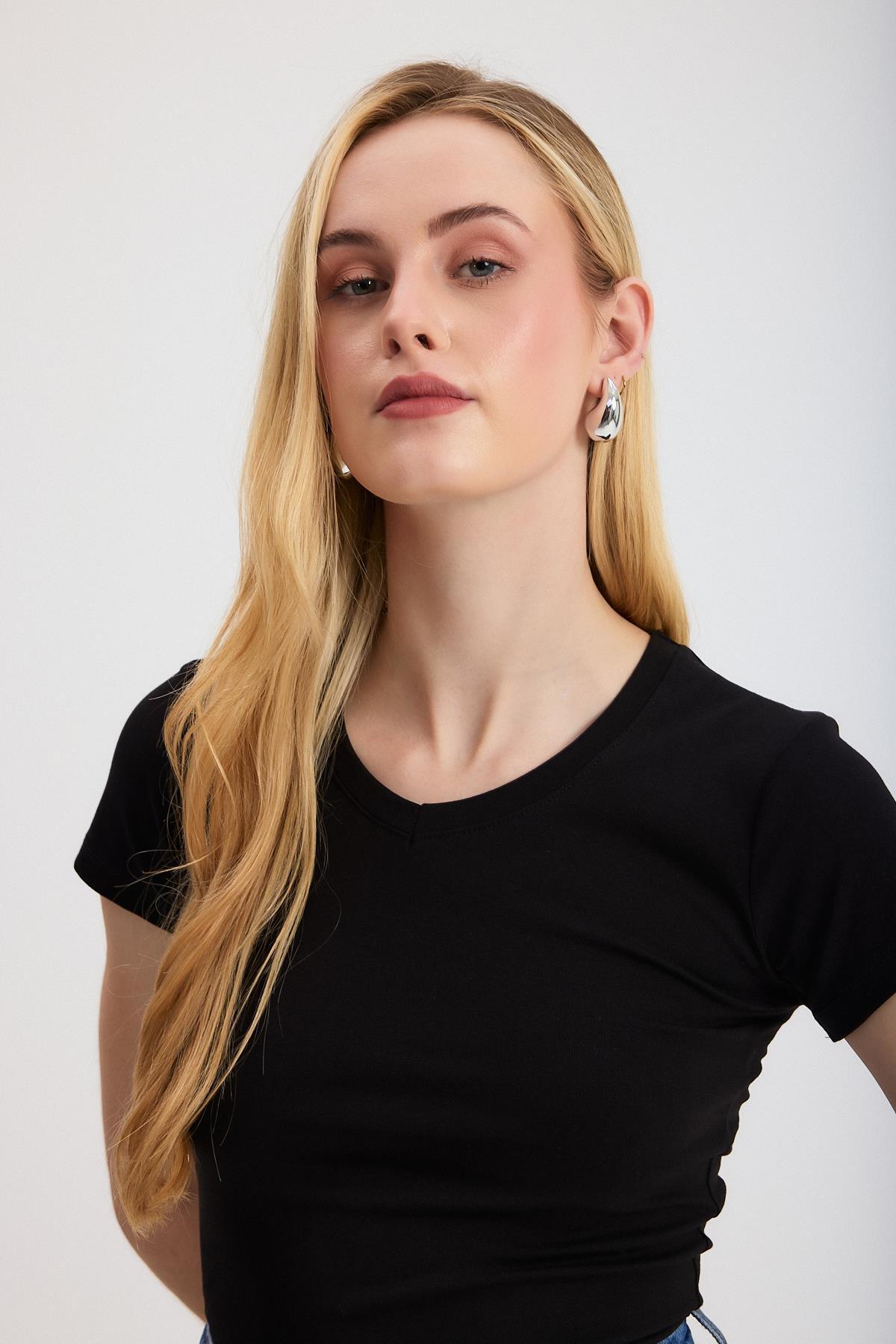 Siyah V Yaka Bady 2215 - 4