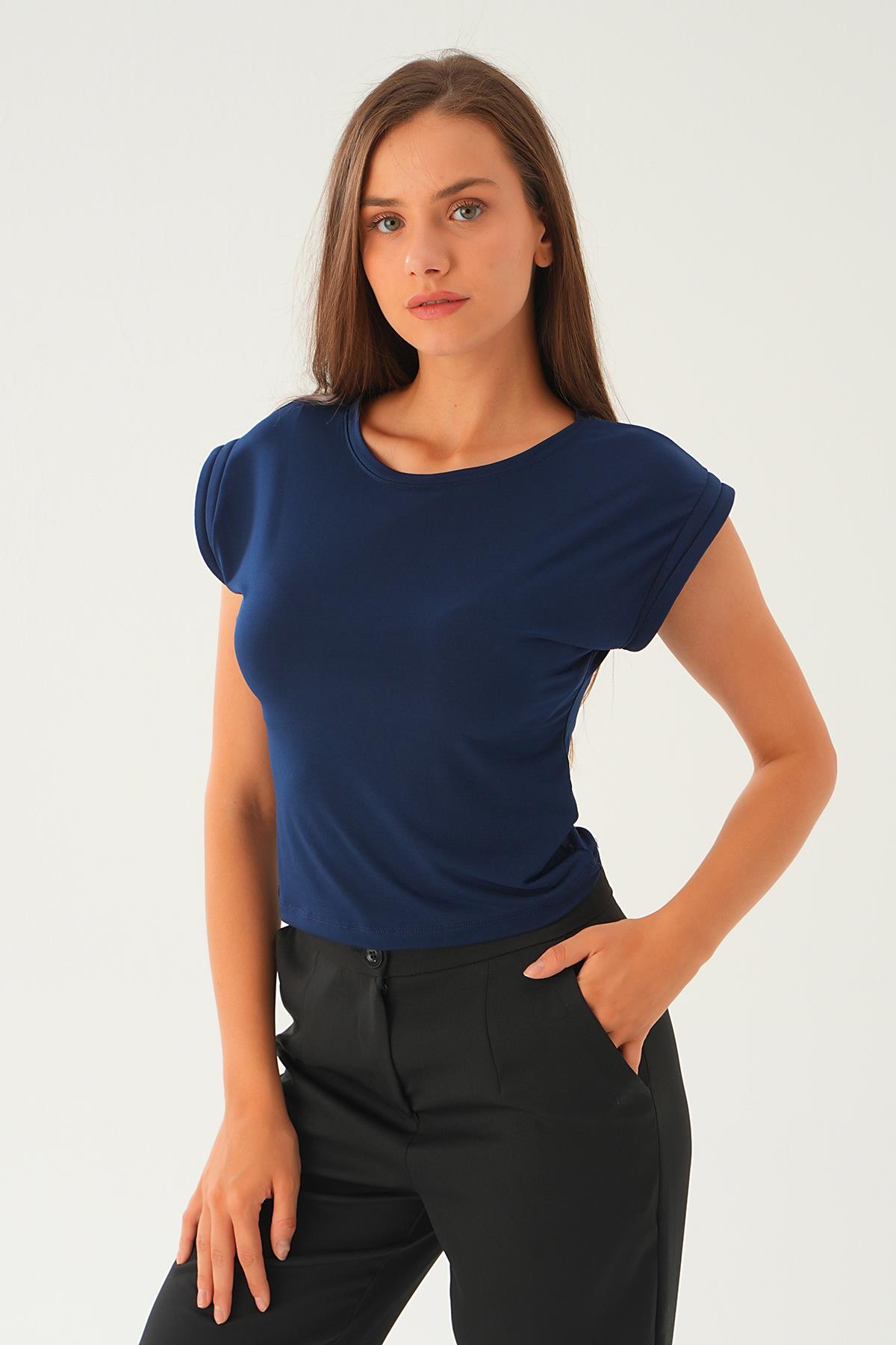 Laci Kolları Vatkalı Sandy Tişört 222 - 1