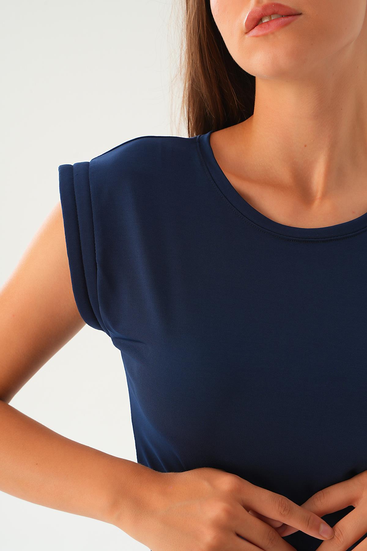 Laci Kolları Vatkalı Sandy Tişört 222 - 6