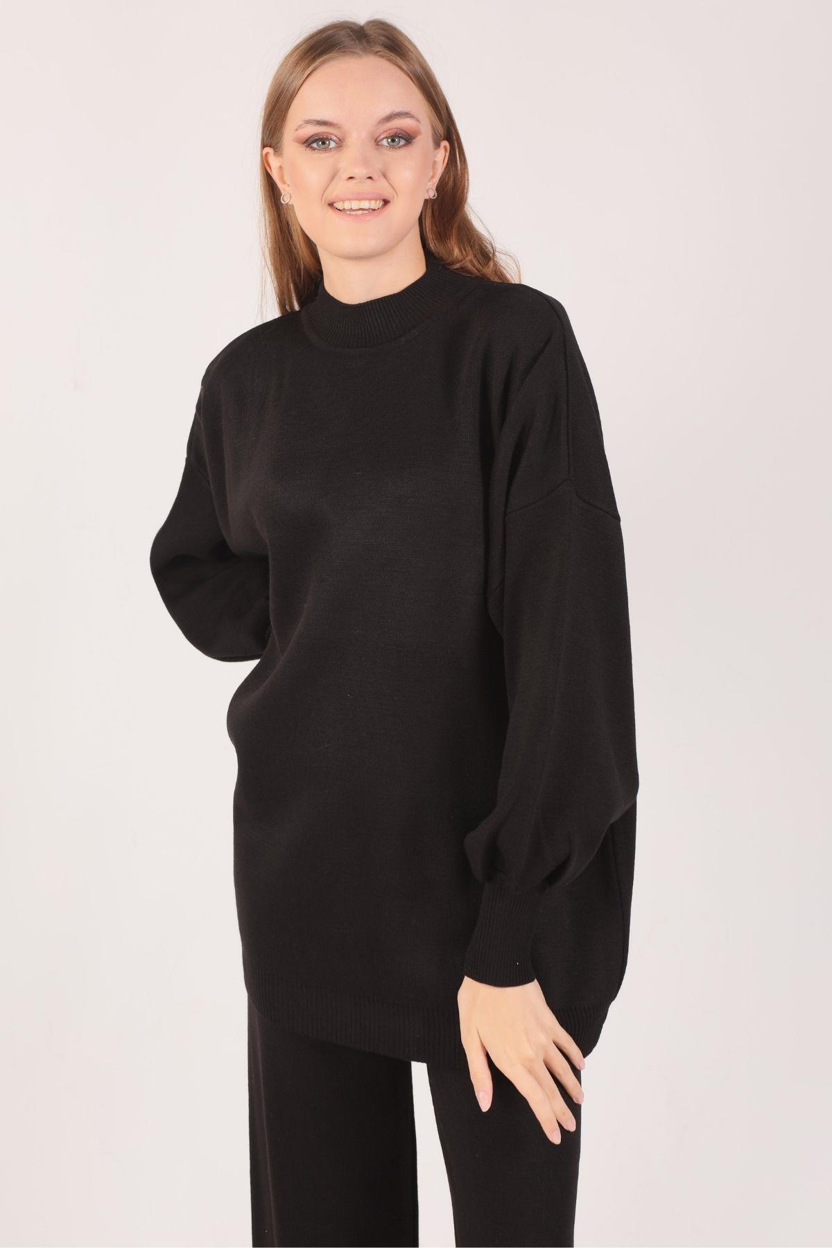 Siyah Triko Pantolon Takım 22255 - 1