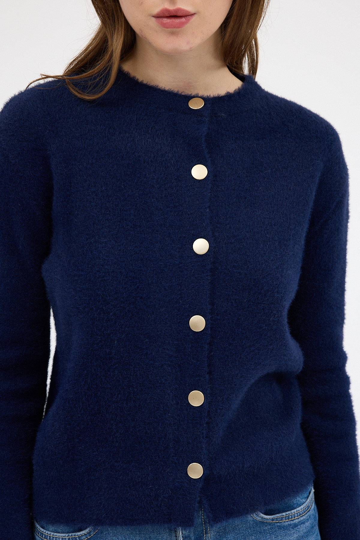 Laci Kadın Yumoş Dokulu Düğmeli Triko Hırka 2241 - 4