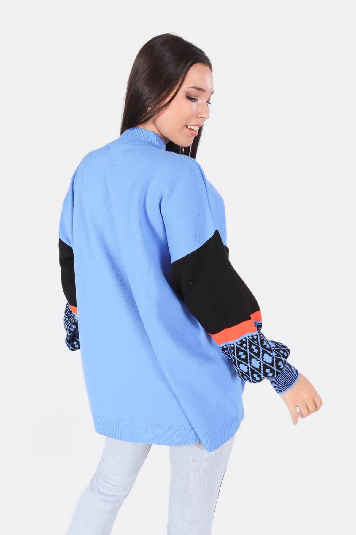 Saks Kol Desenli Kazak 2266 - 4