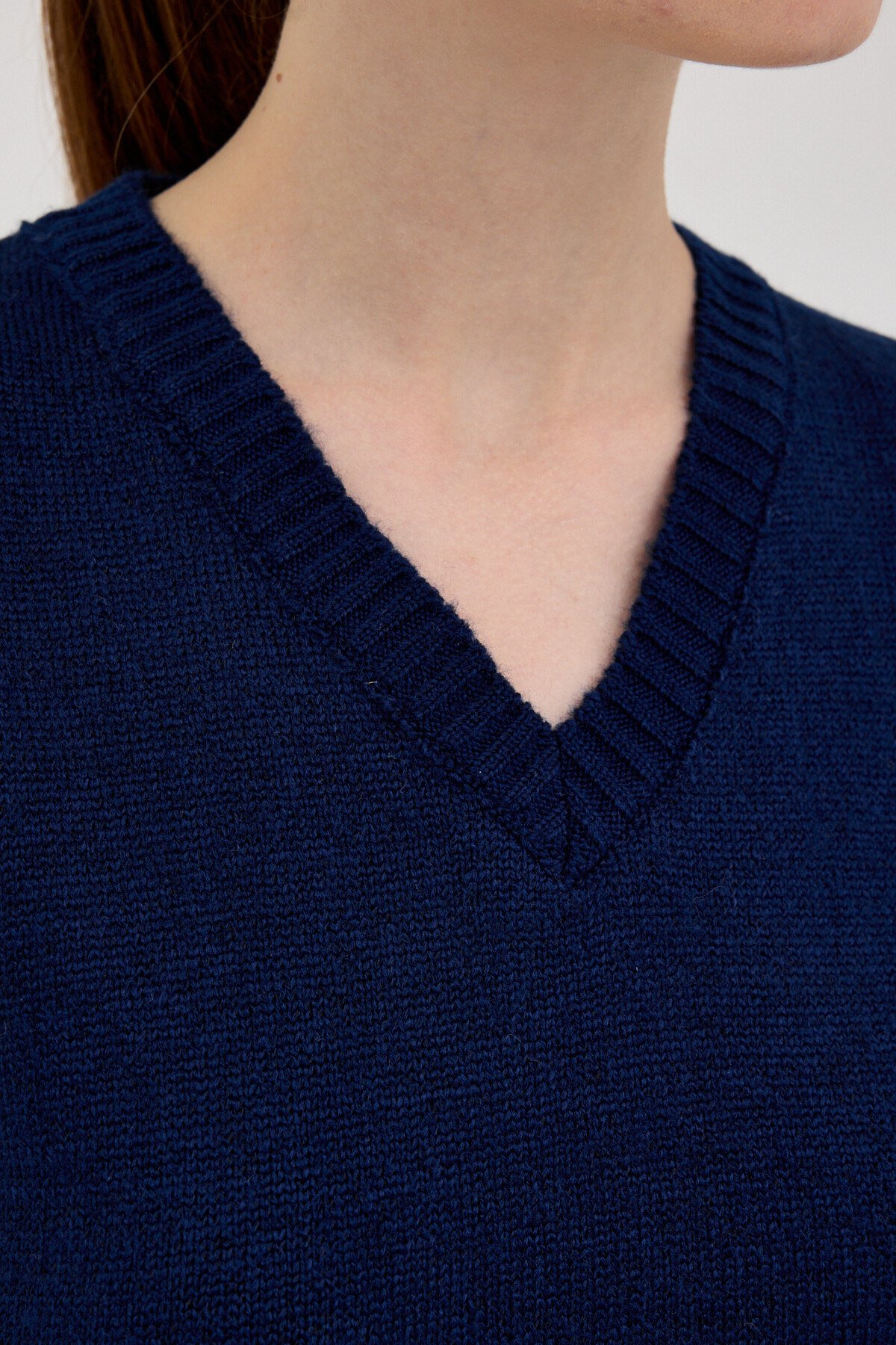 Laci Oversize V Yaka Kadın Süveter 2292 - 4