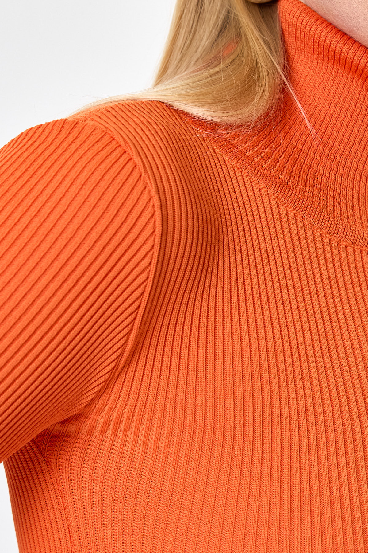 Tarçın Fitilli Balıkçı Yaka Uzun Kollu Bluz 2302 - RAYS