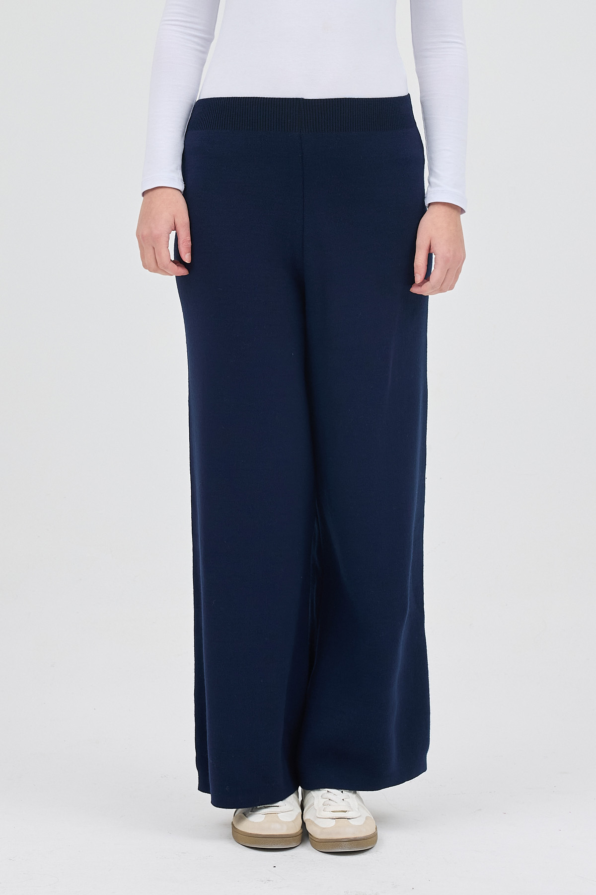 Laci Geniş Paça Triko Kadın Pantolon 23274 - RAYS