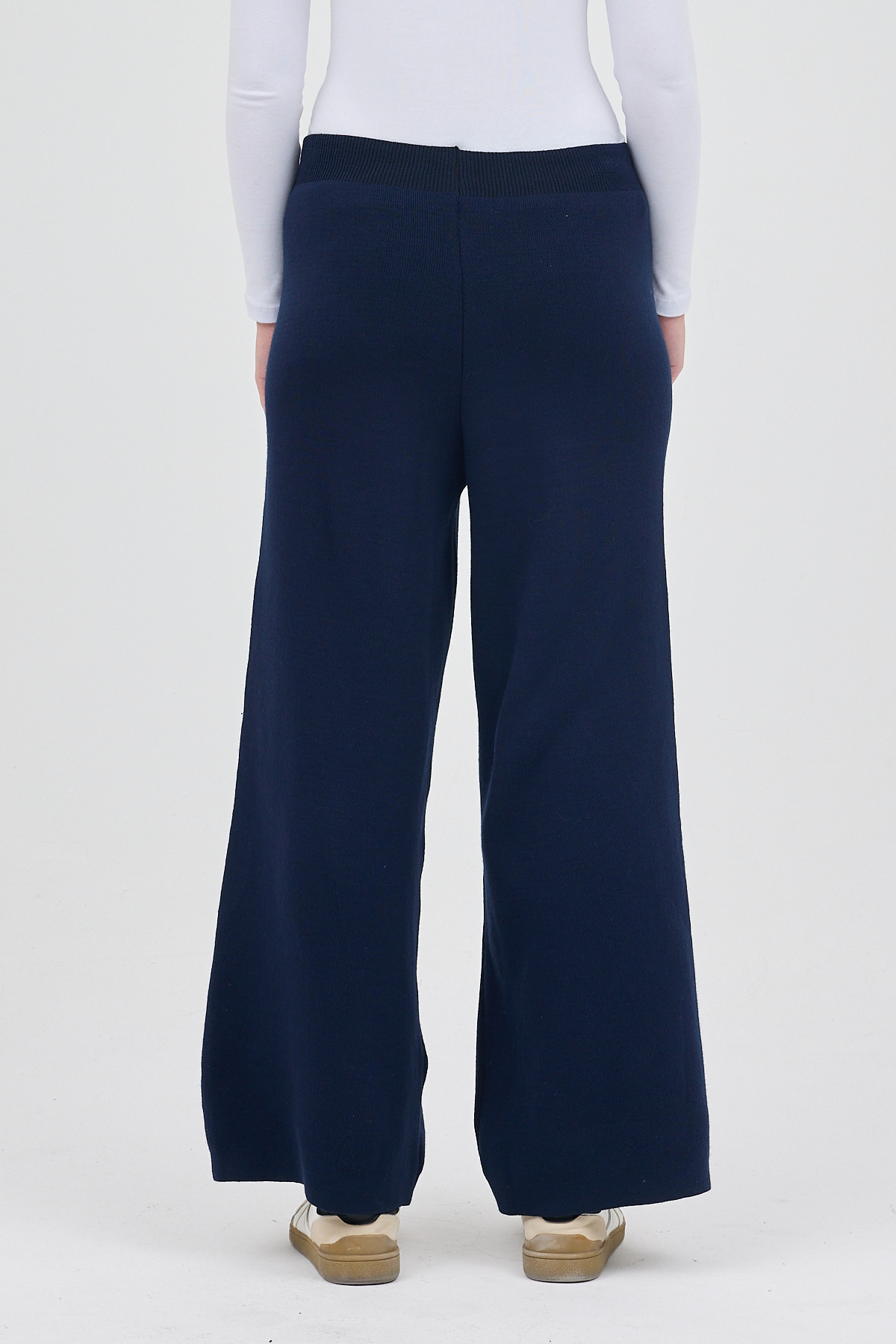 Laci Geniş Paça Triko Kadın Pantolon 23274 - 5