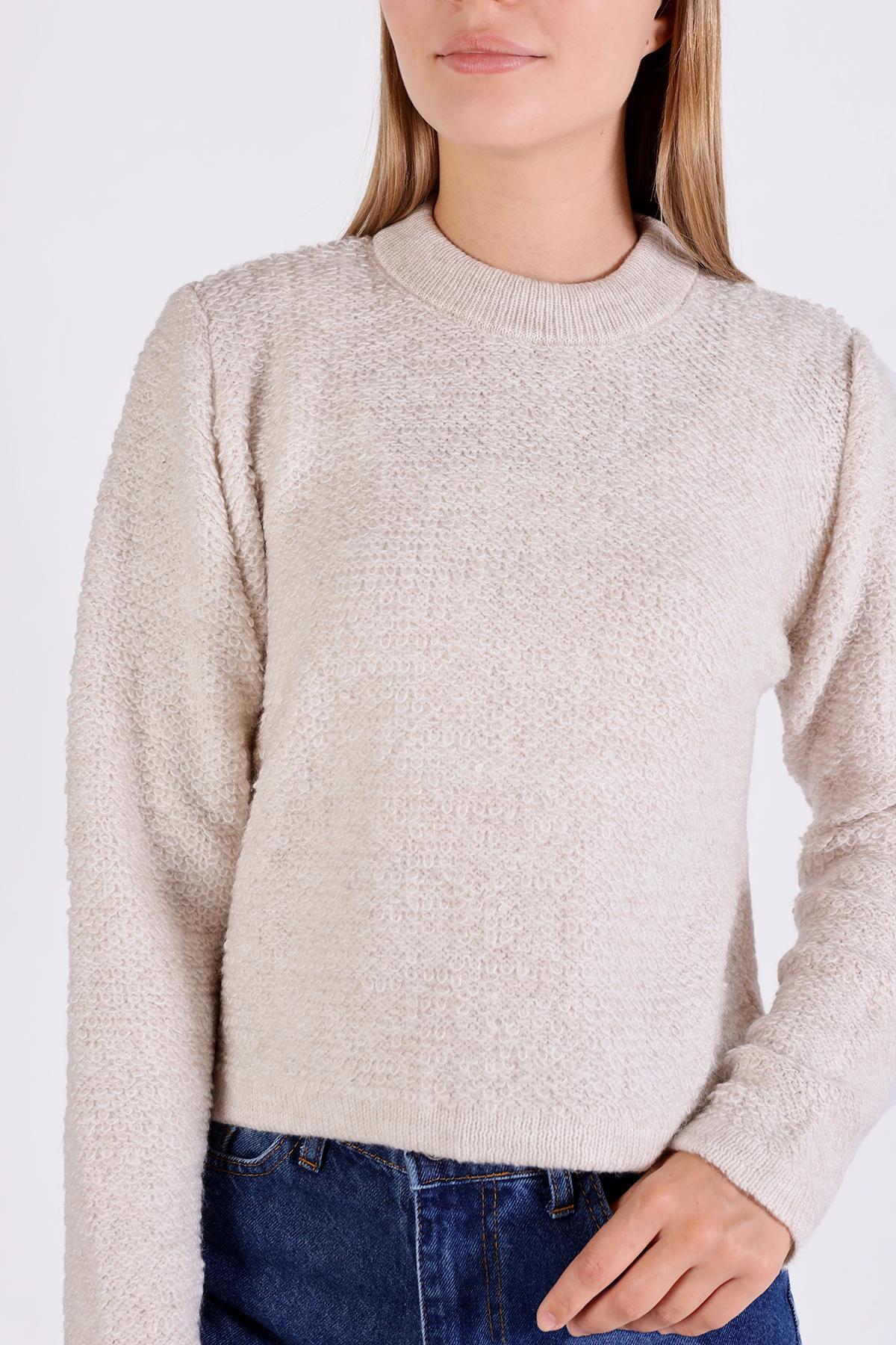 23341 Bisiklet Yaka Kazak Taş - 9