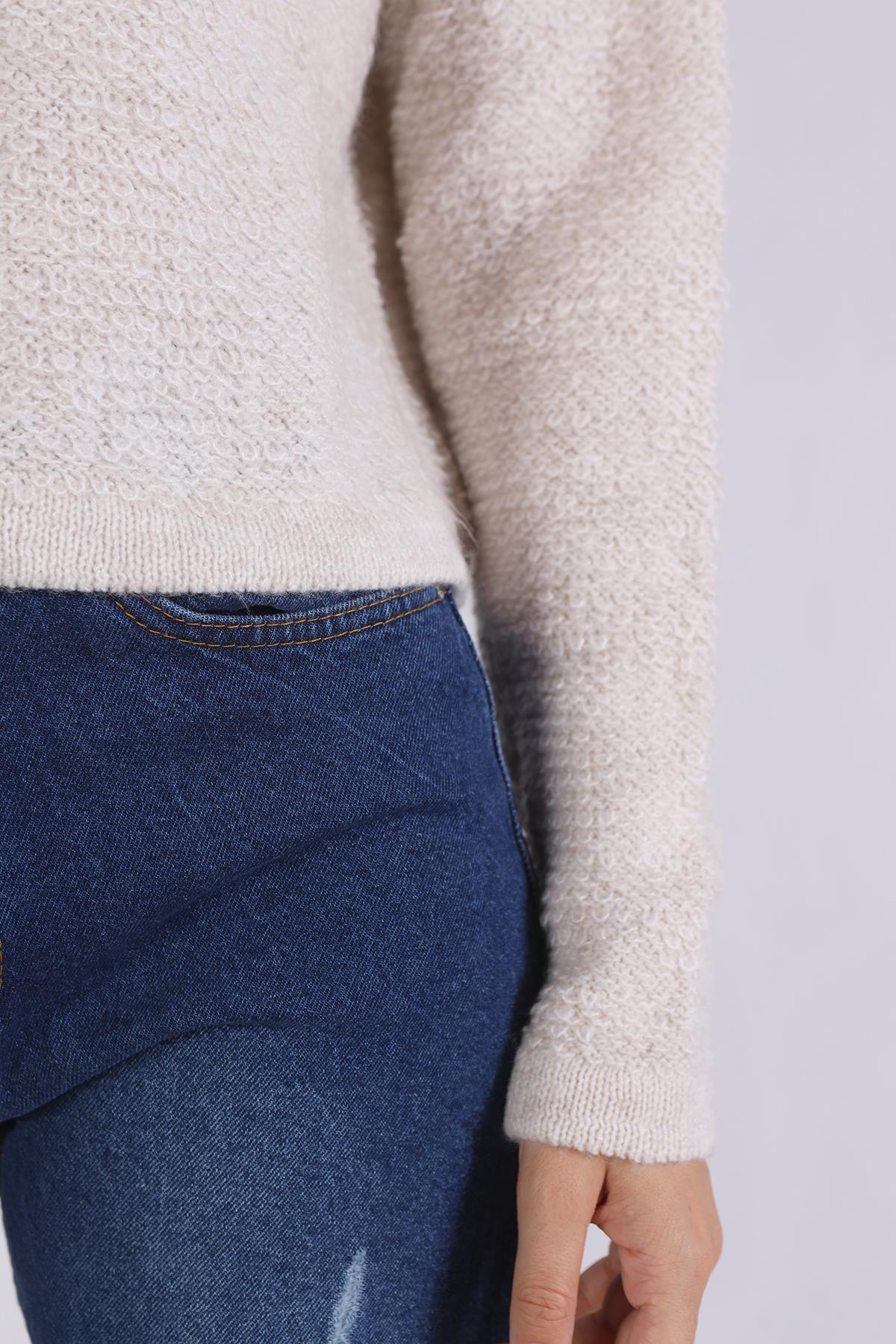 Taş Bisiklet Yaka Kazak 23341 - 8