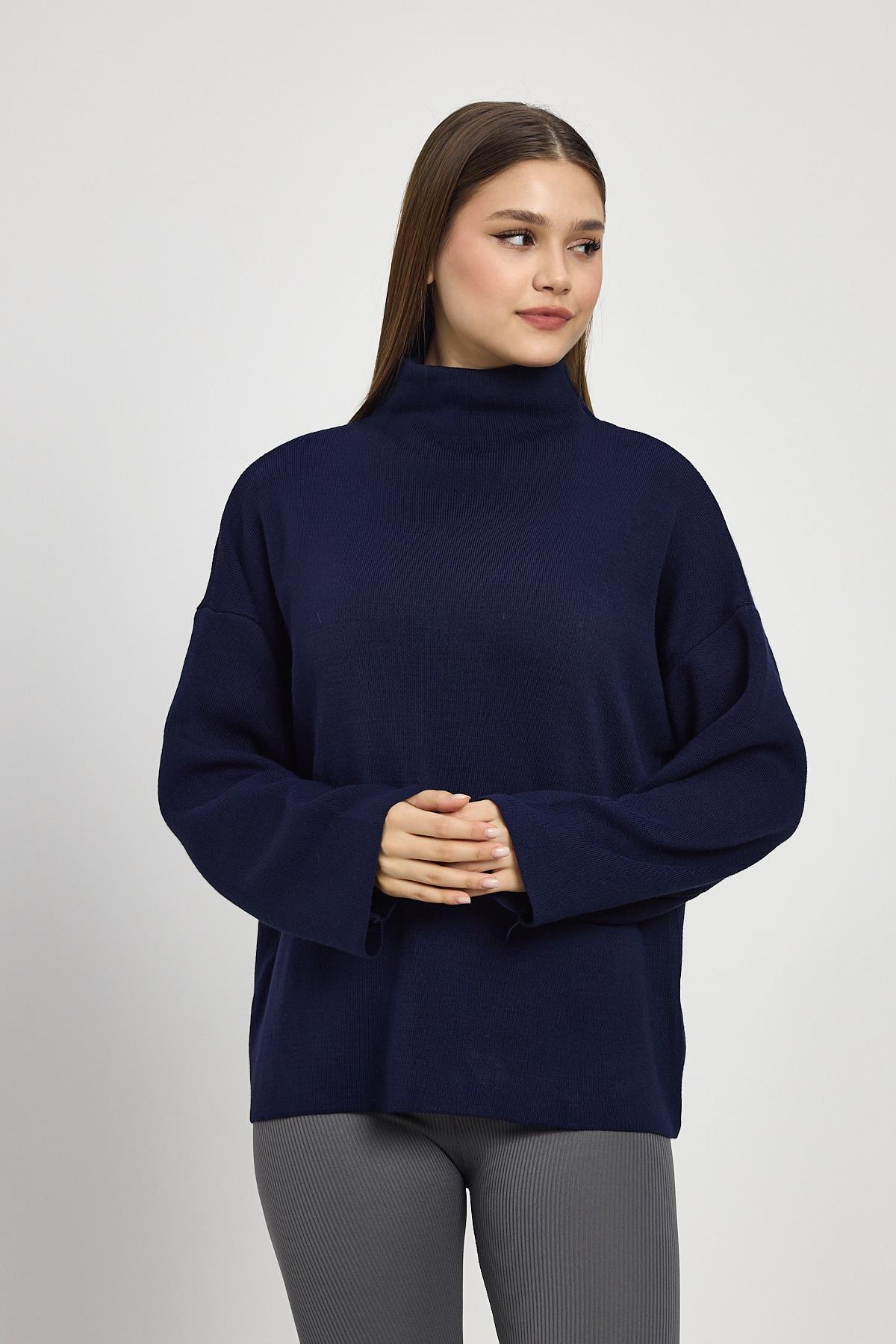 23374 Tam Boğaz Triko Kazak Laci - 7