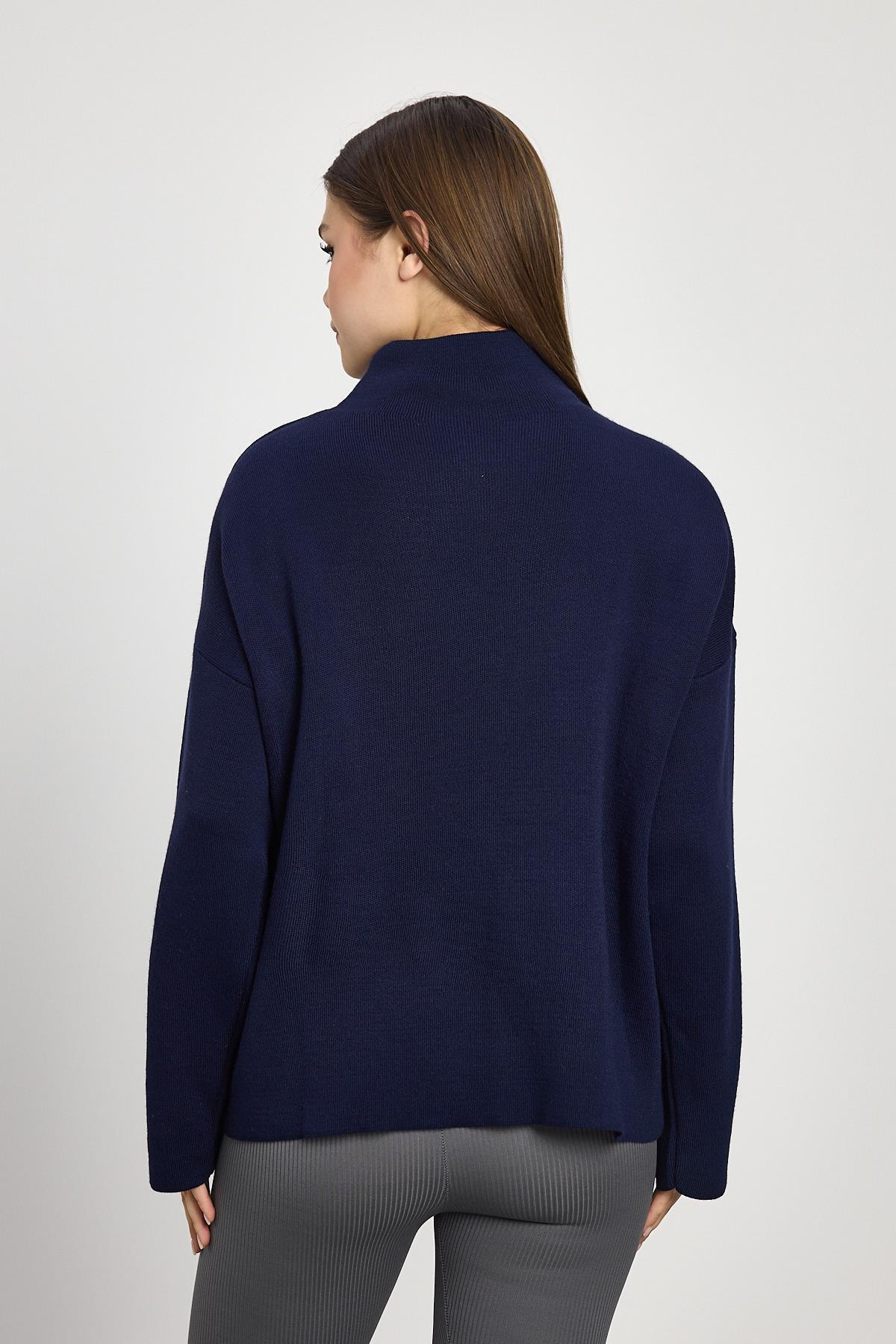 Laci Tam Boğaz Triko Kazak 23374 - 5