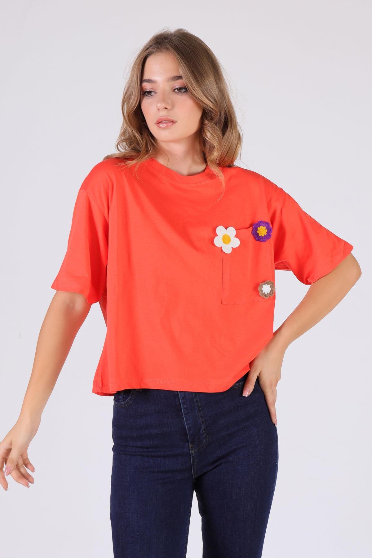 Nar Cepli Ayıcık Aksesuar Tişört 23486 