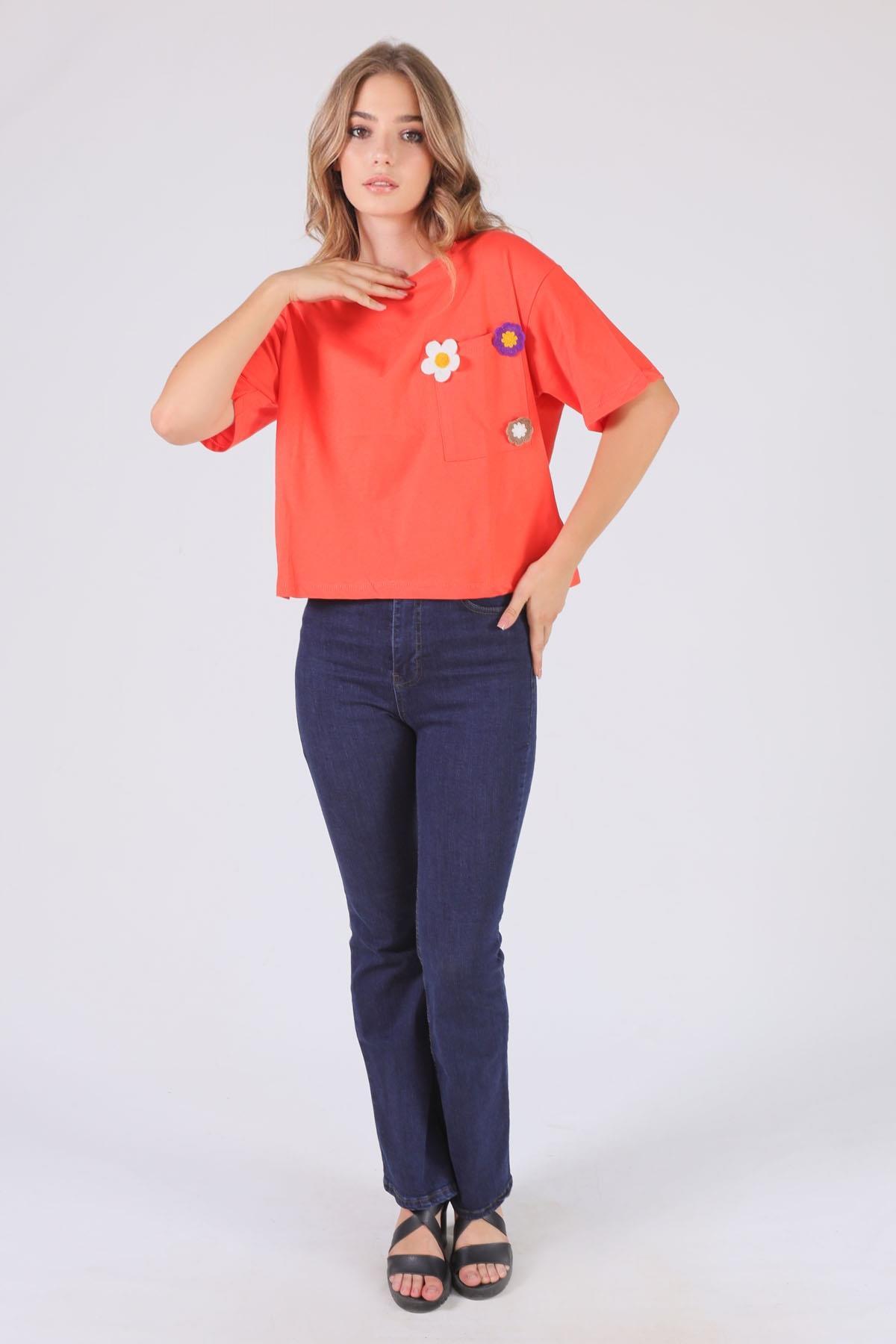 Nar Cepli Ayıcık Aksesuar Tişört 23486 - 2