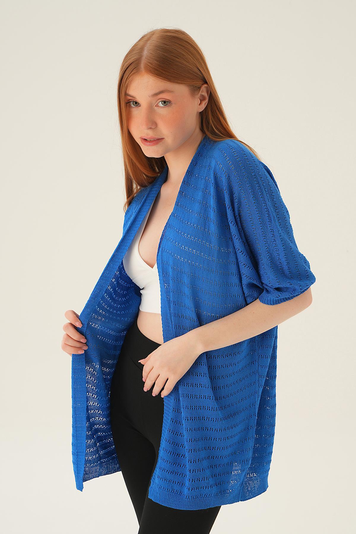 Saks Yarım Kol Hırka 2382 - 4