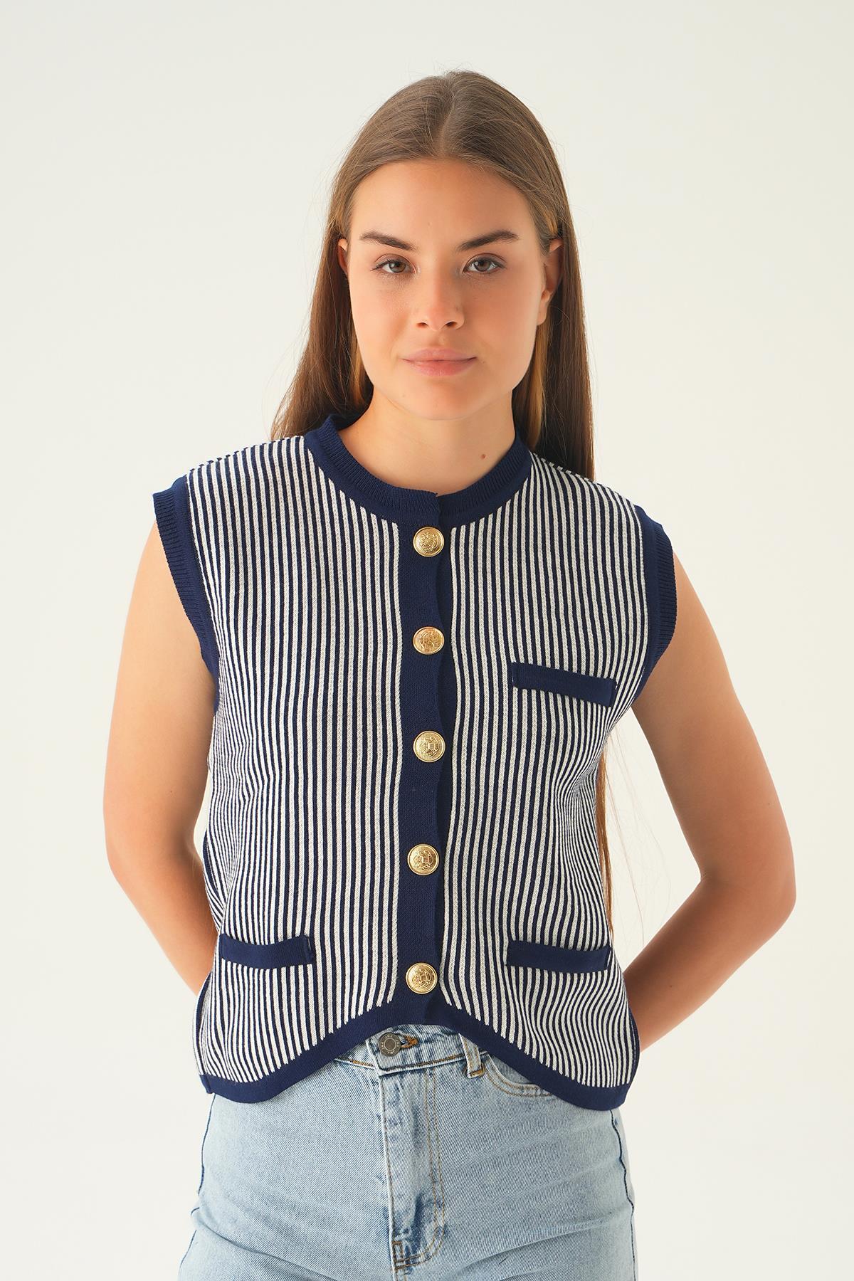 Laci Cep Detay Yelek 24001 - 1