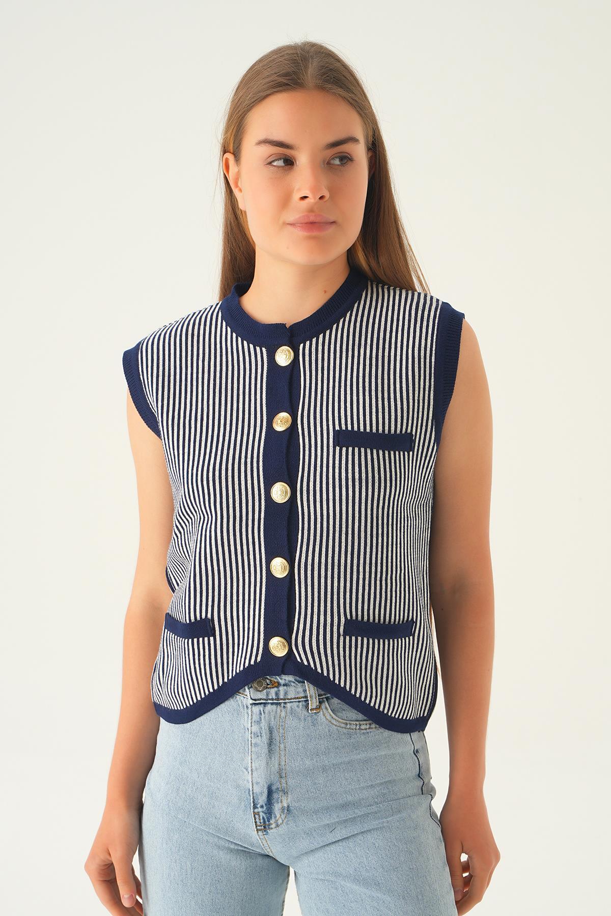 Laci Cep Detay Yelek 24001 - 3