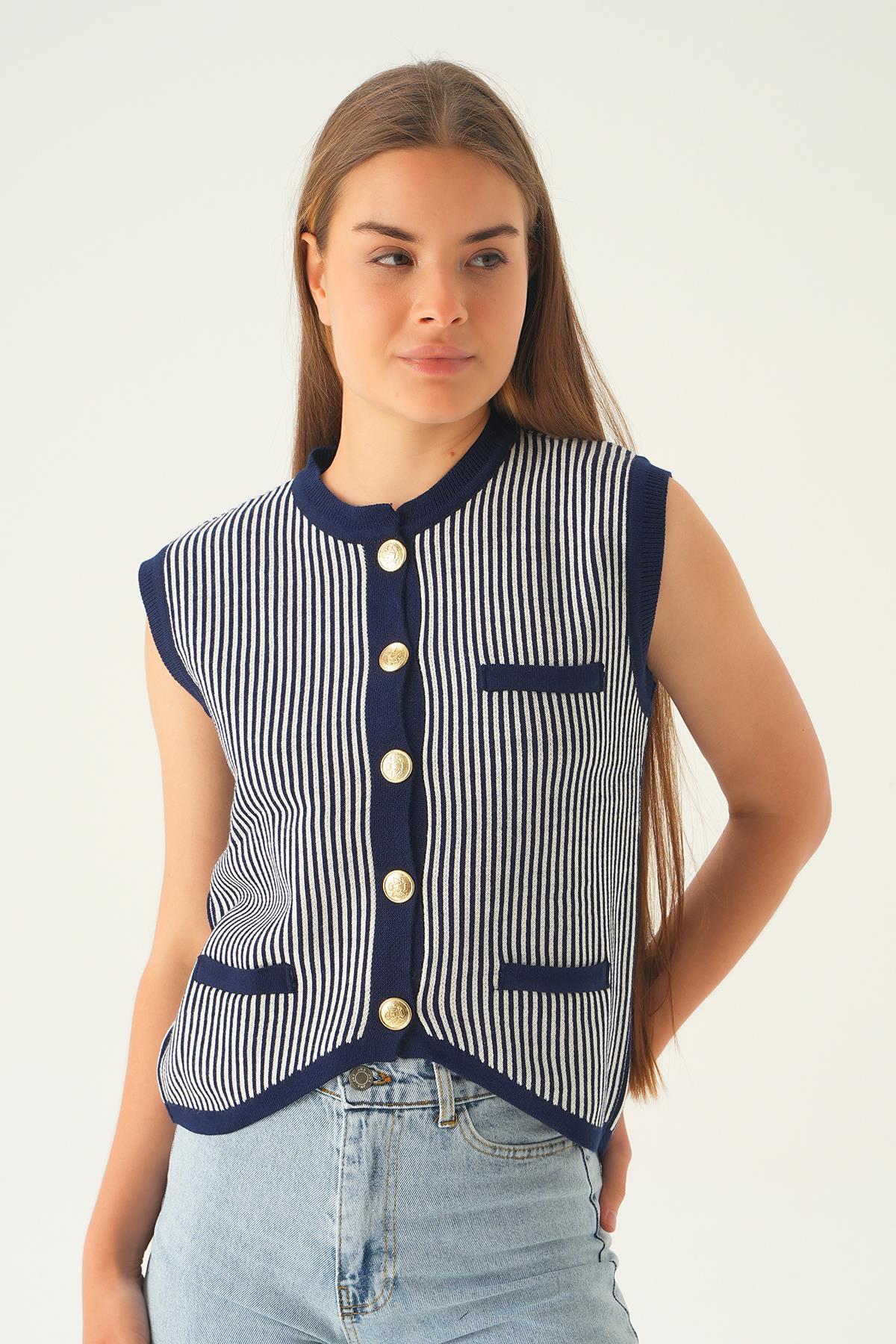 Laci Cep Detay Yelek 24001 - 4