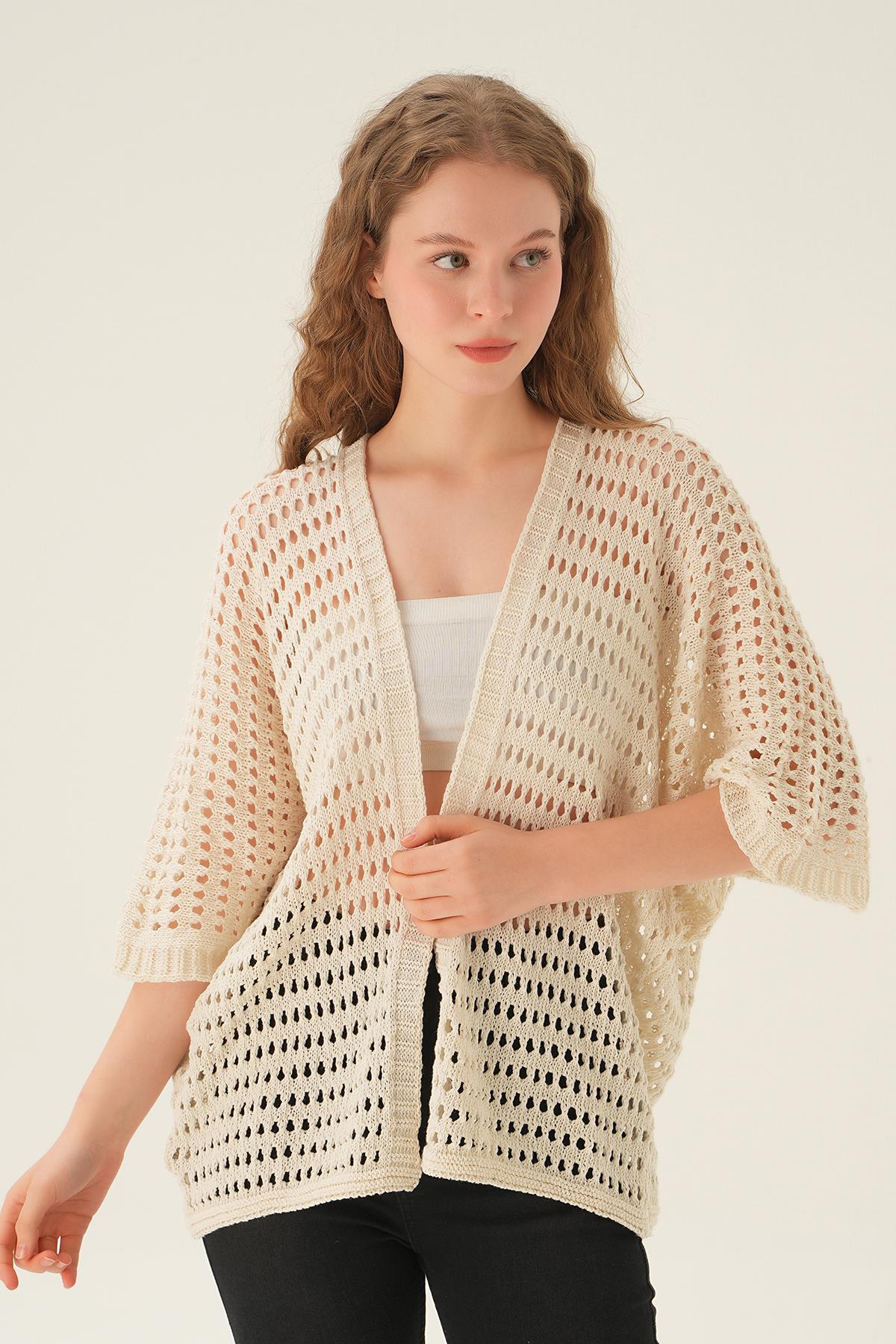 Natural Delikli Hırka 2403 - 2