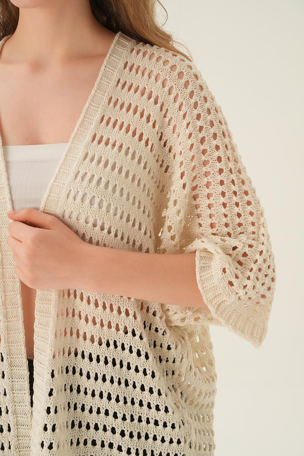 Natural Delikli Hırka 2403 - 5