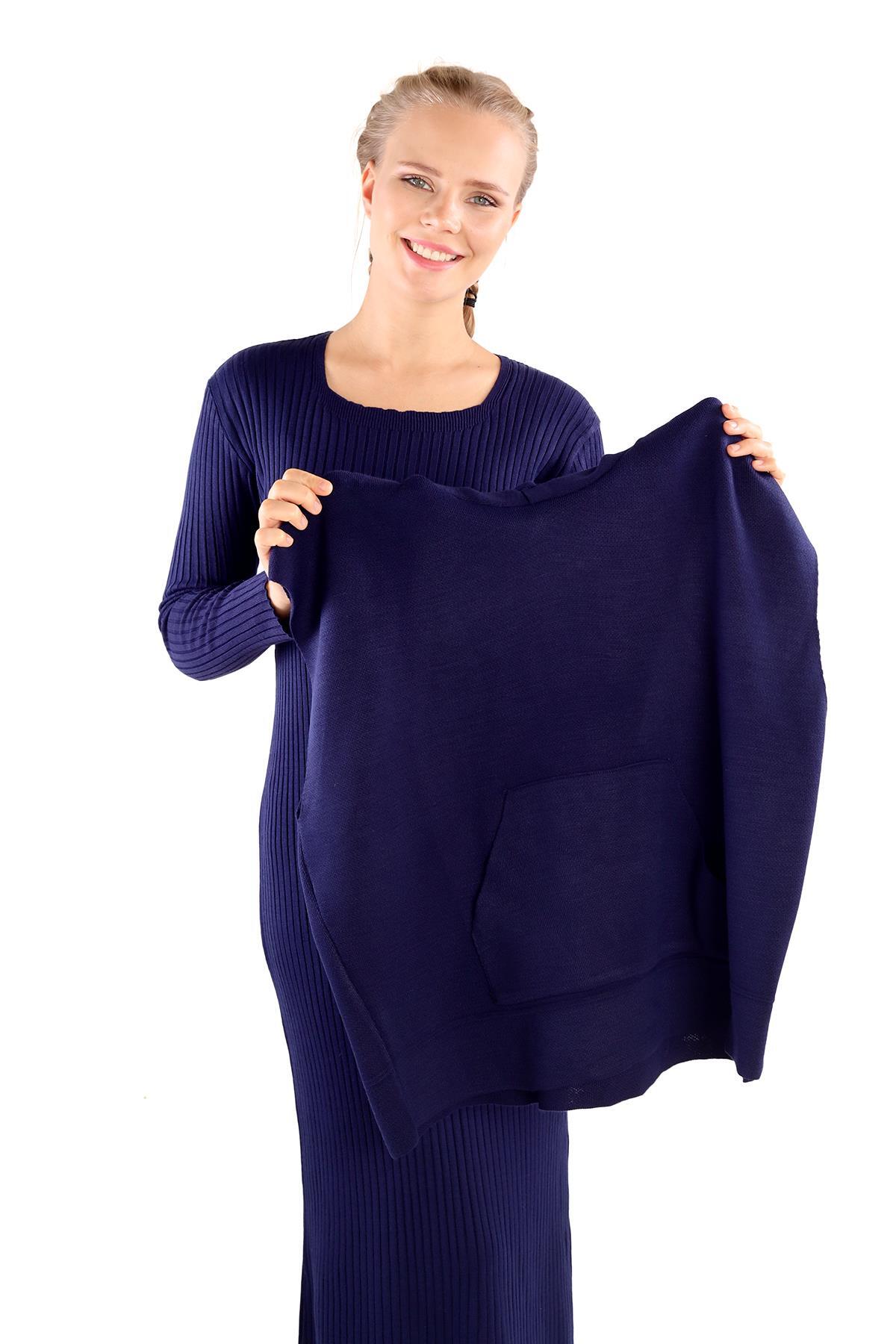 24114 Kapüşonlu Elbise Takım Laci - RAYS