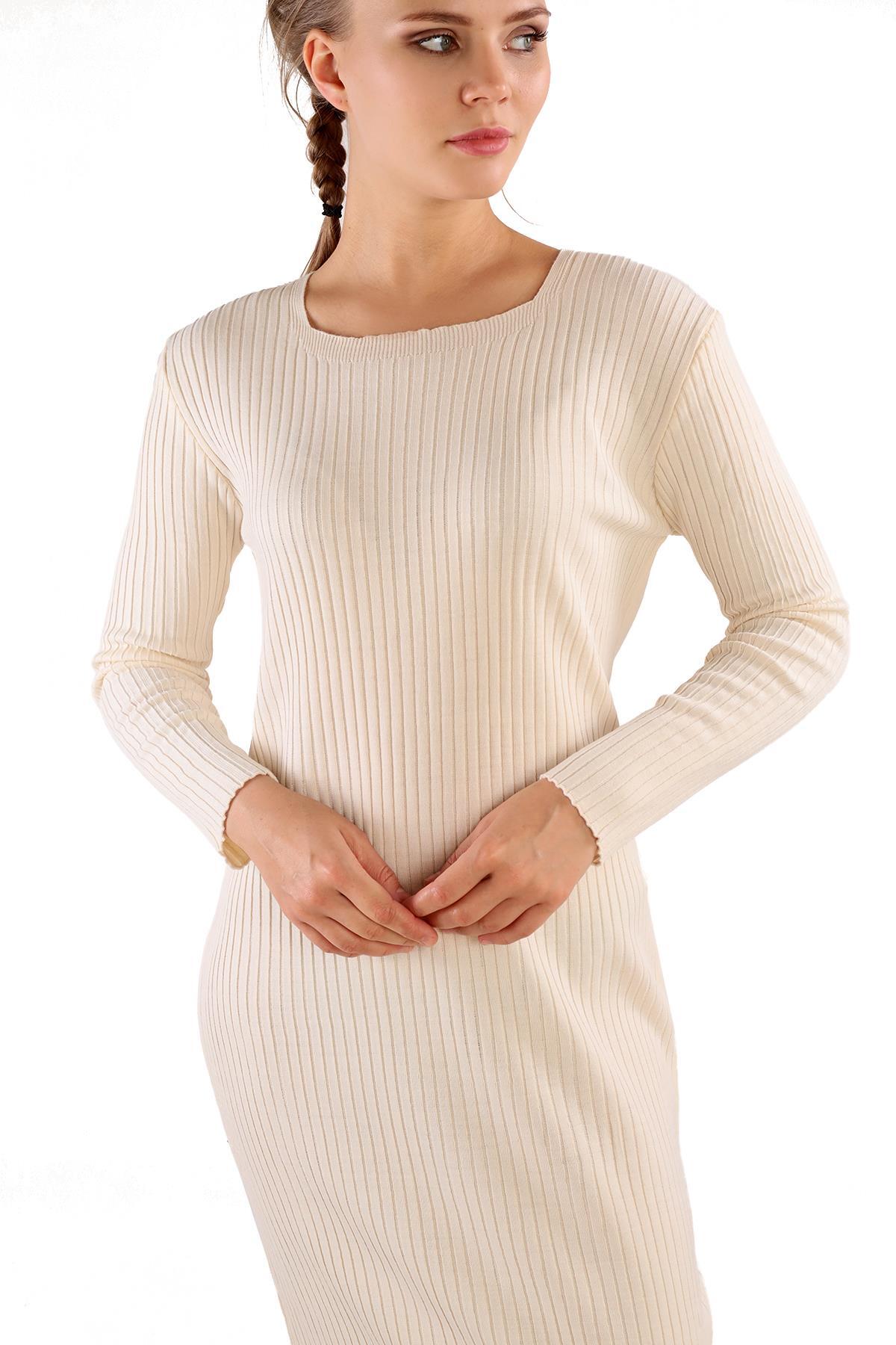 Taş Kapüşonlu Elbise Takım 24114 - 8