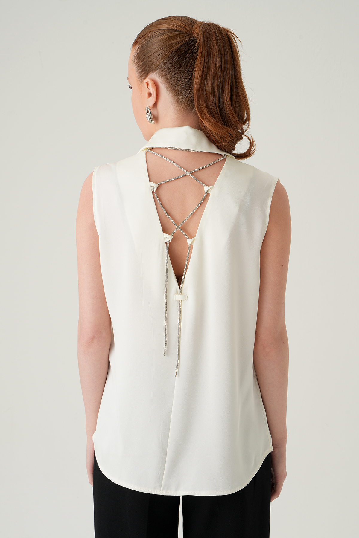 Krem Sıfır Kol Gömlek 241190 - 5