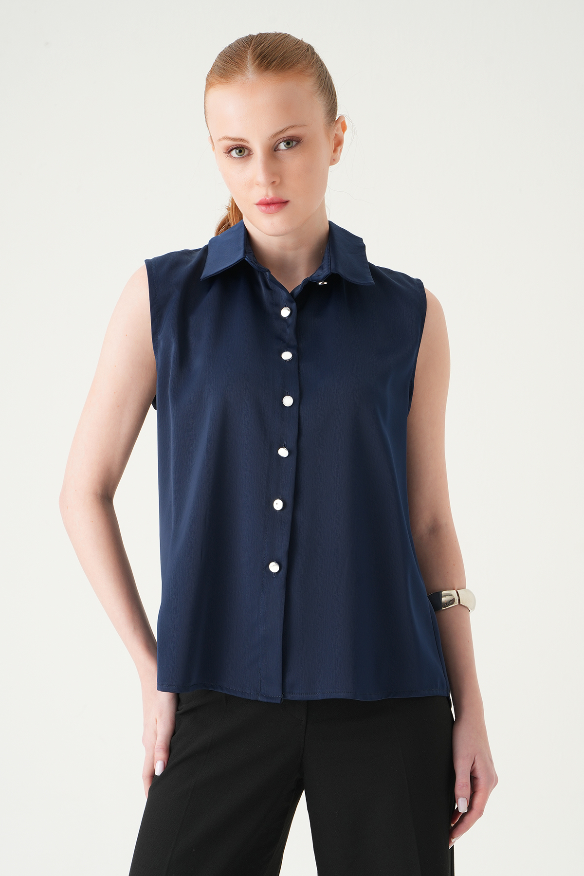 Laci Sıfır Kol Gömlek 241190 - 1