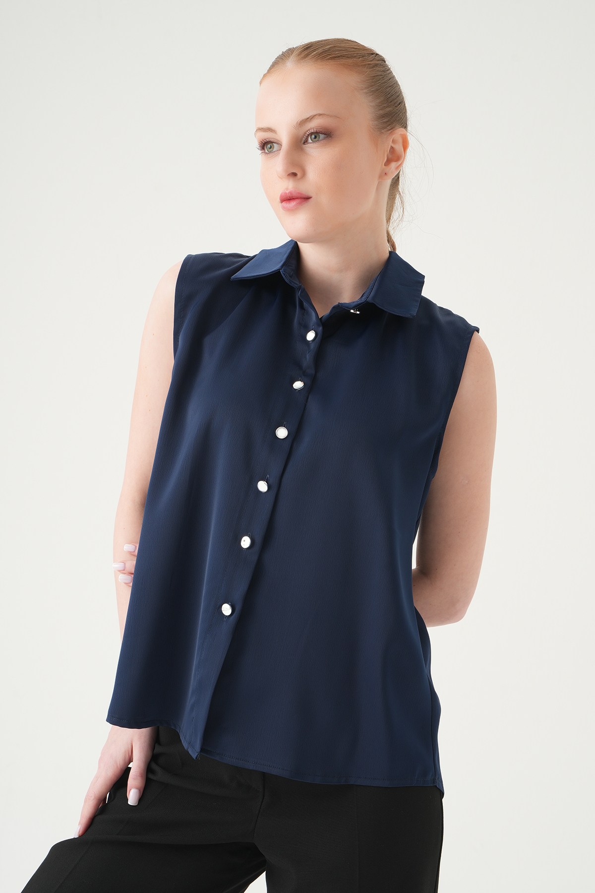 Laci Sıfır Kol Gömlek 241190 - RAYS