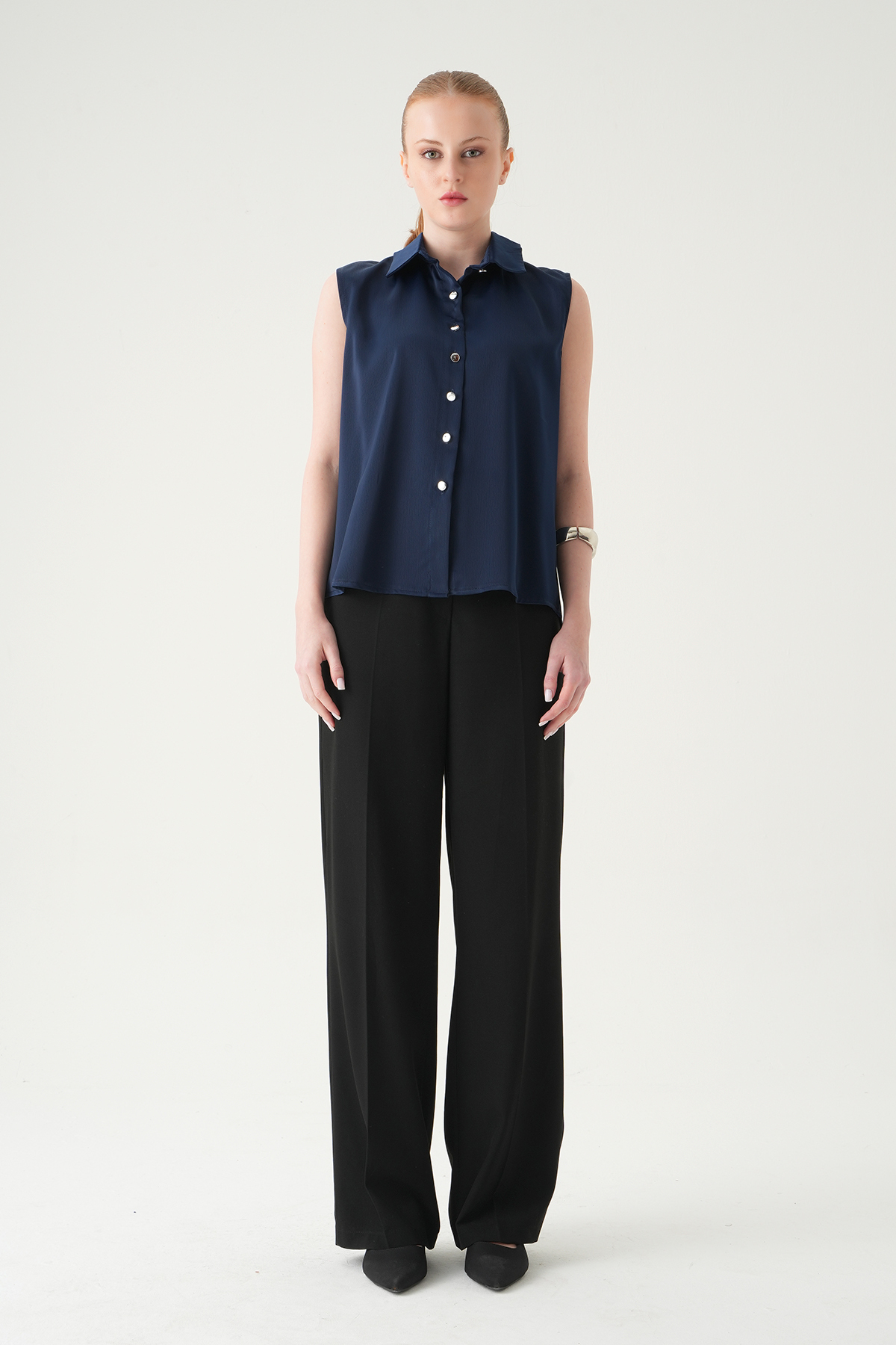 Laci Sıfır Kol Gömlek 241190 - RAYS