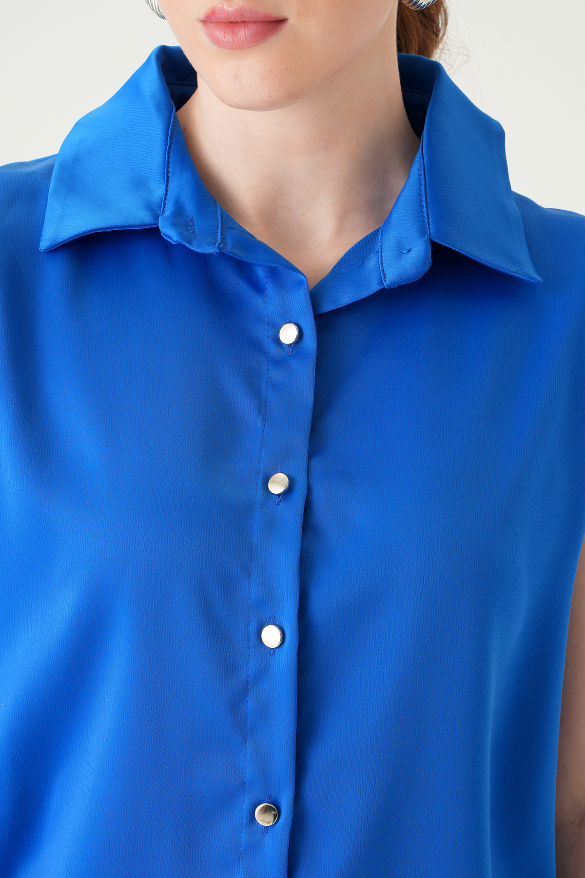 Saks Sıfır Kol Gömlek 241190 - RAYS