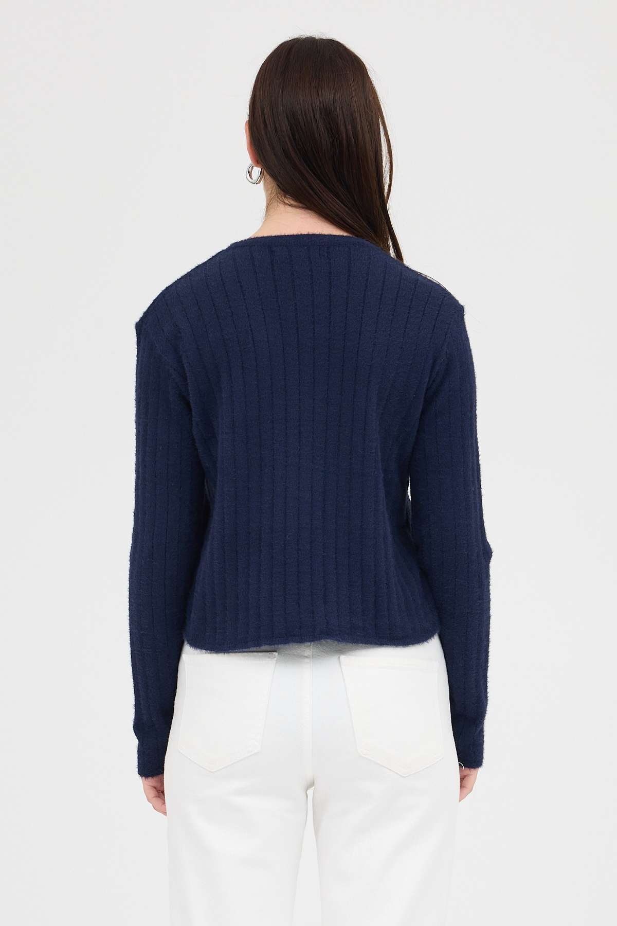 Laci Bisiklet Yaka Uzun Kol Kadın Kazak 2412 - 5