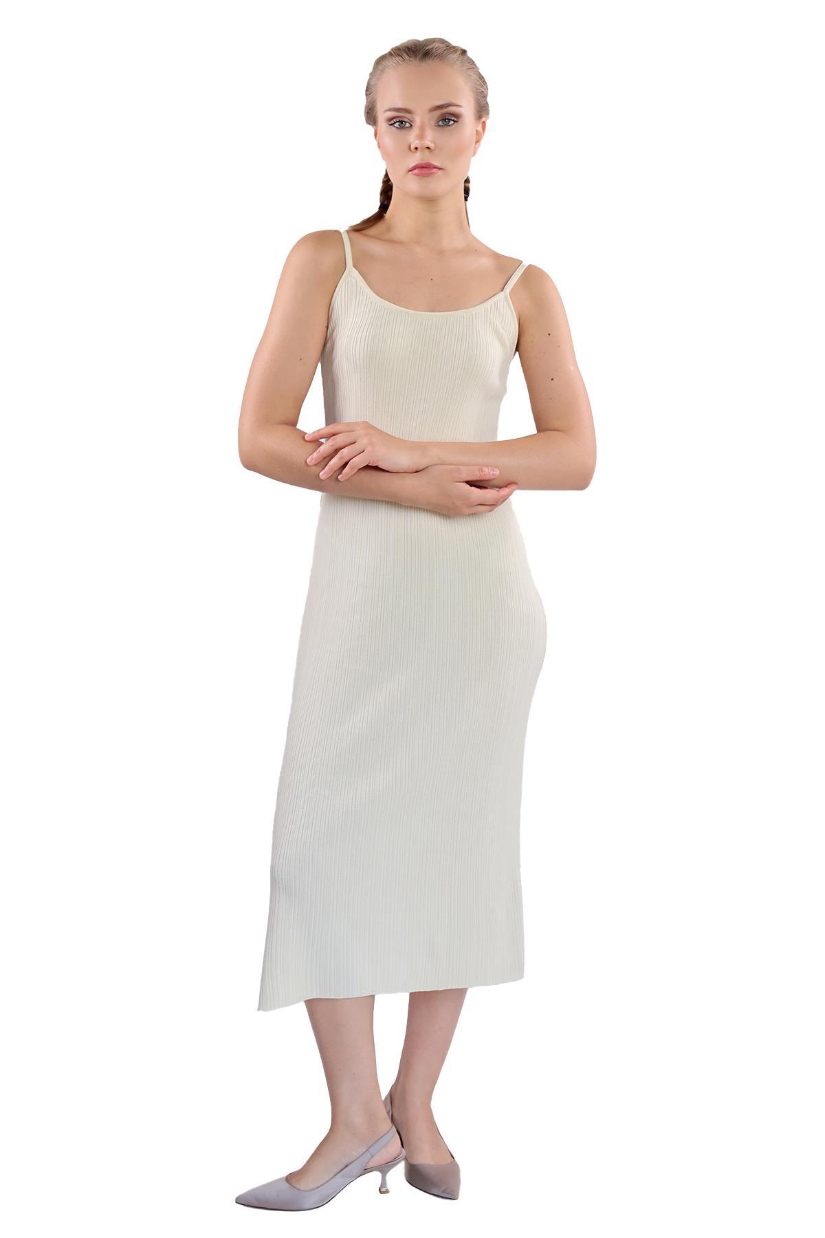 Taş Askılı Triko Elbise 24147 - 7