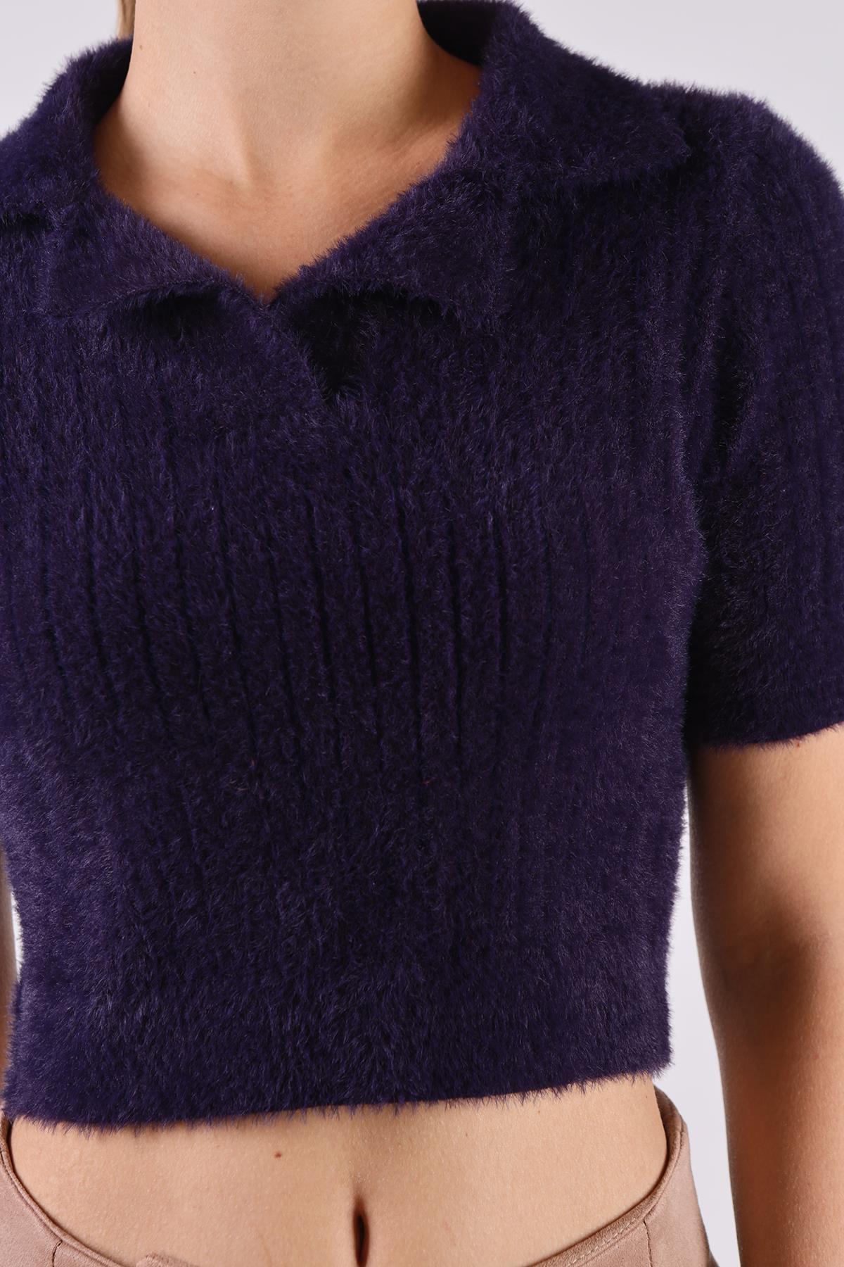 Laci Polo Yaka Fitilli Kazak 24162 - 4