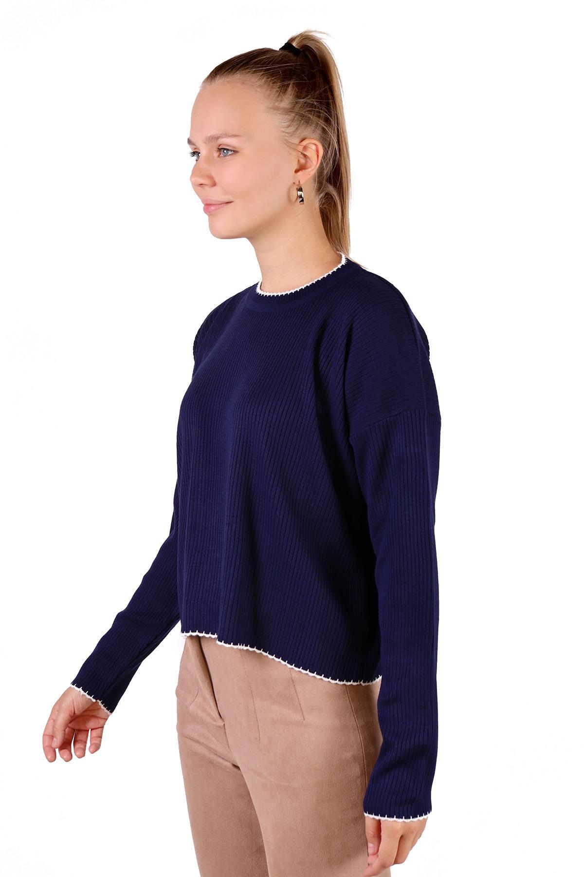 24245 Çoban Dikiş Detay Kazak Laci - RAYS