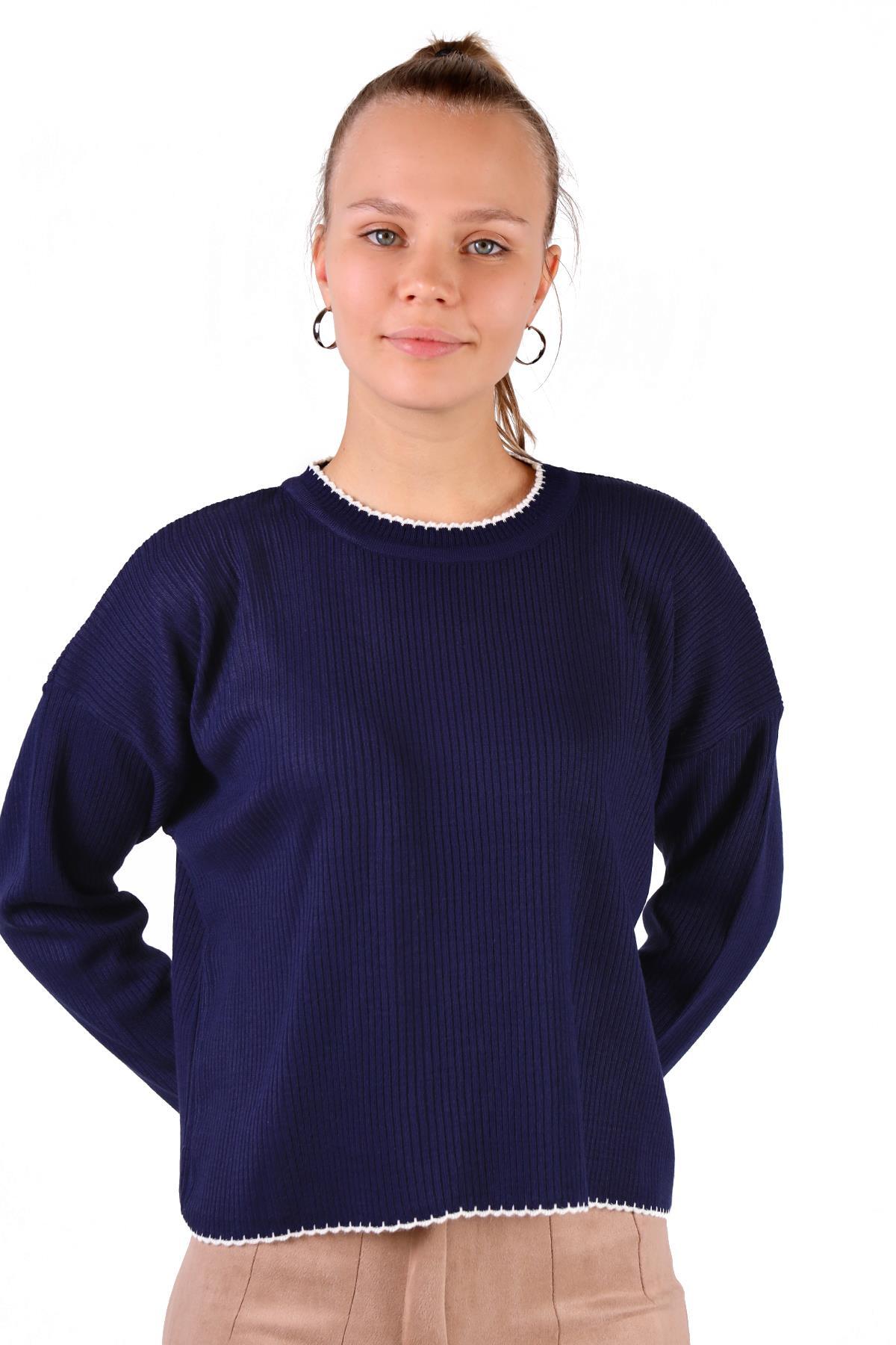 Laci Çoban Dikiş Detay Kazak 24245 - 2