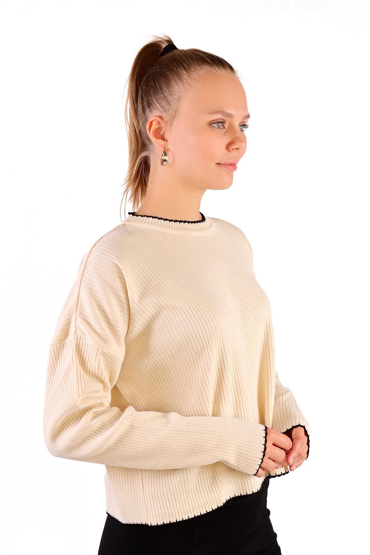 Taş Çoban Dikiş Detay Kazak 24245 - 3