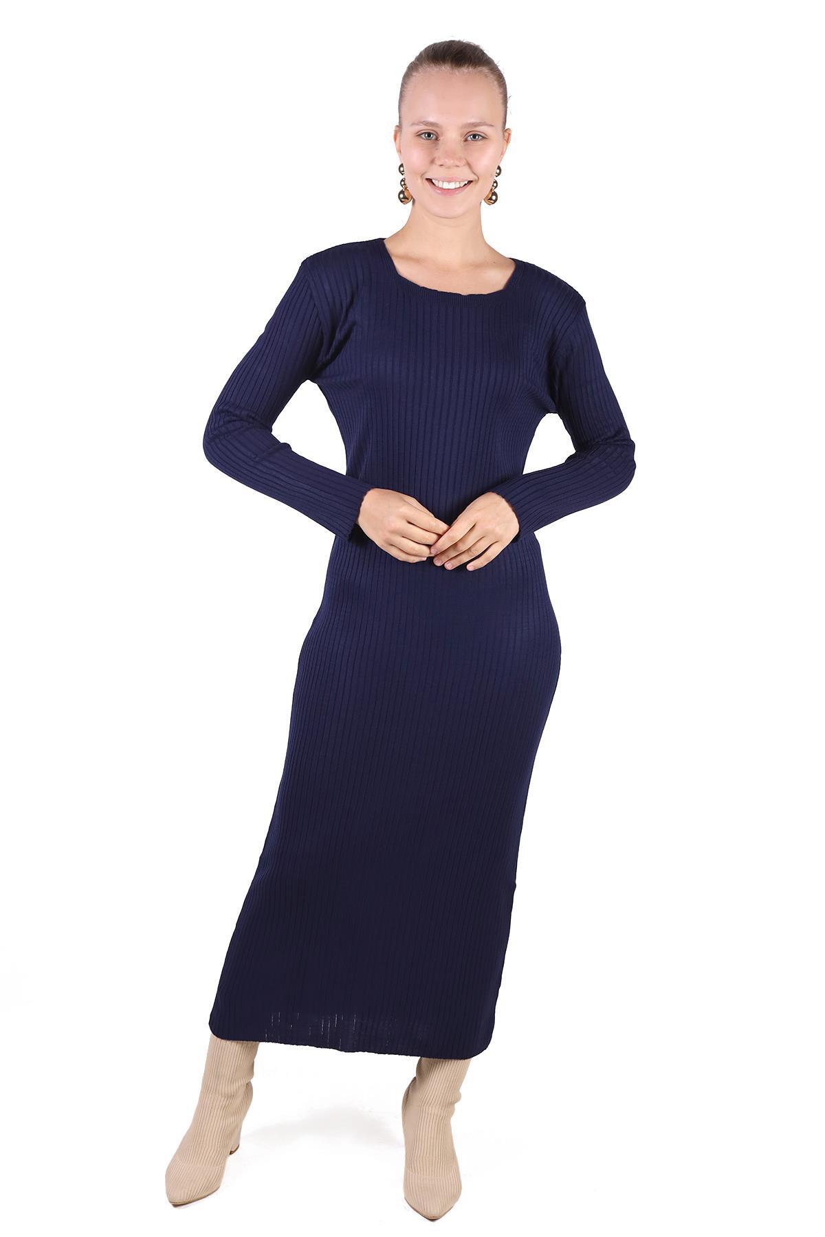 Laci Degaje Yaka Elbise Takım 24267 - 4