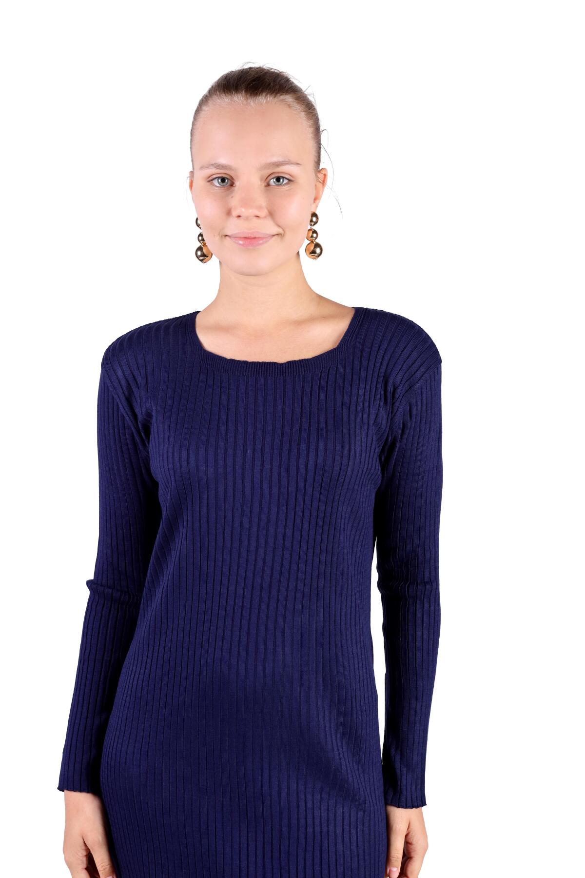 Laci Degaje Yaka Elbise Takım 24267 - 6