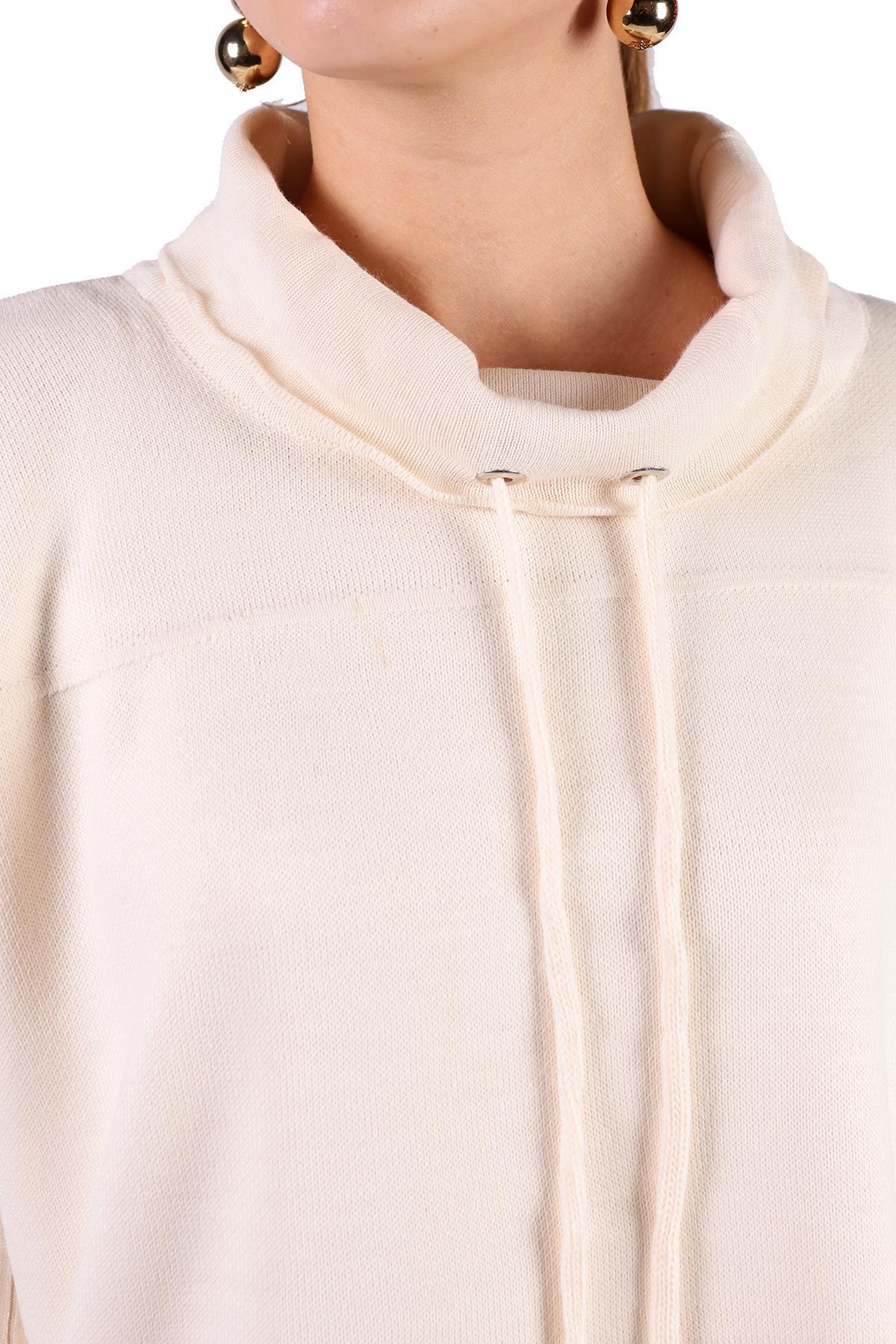 Taş Degaje Yaka Elbise Takım 24267 - 7