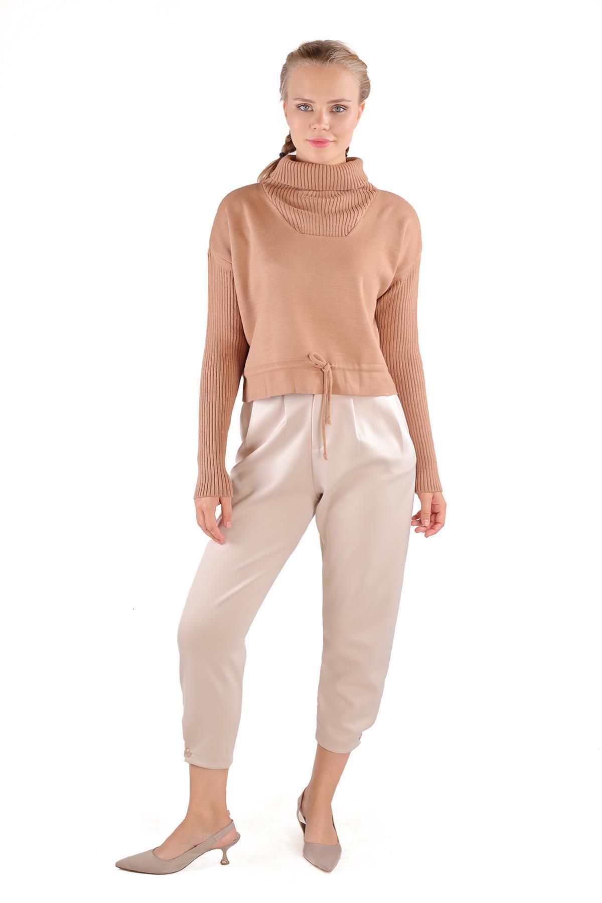 Camel Etek Bağcık Detay Kazak 24284 - 1