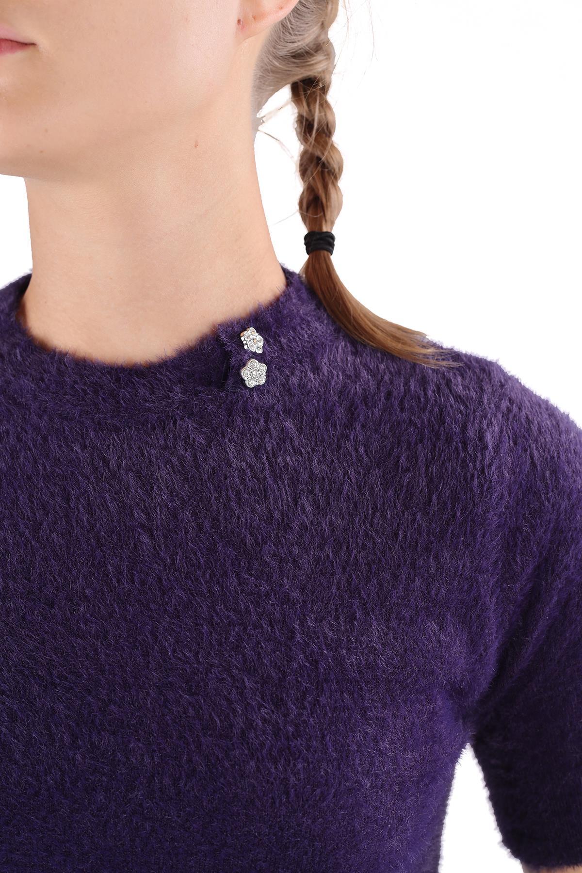 24292 Yaka Taş Detay Sakallı Kazak Laci - 4