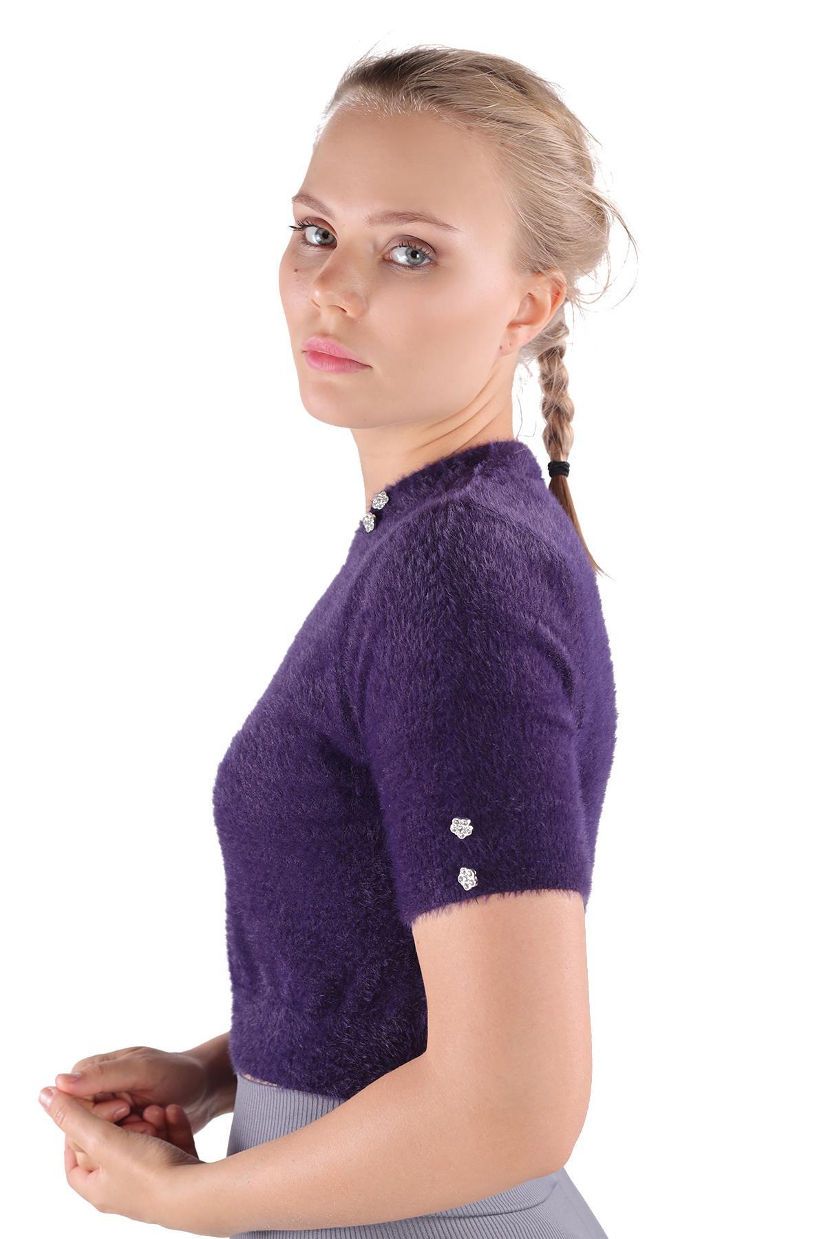 24292 Yaka Taş Detay Sakallı Kazak Laci - 3