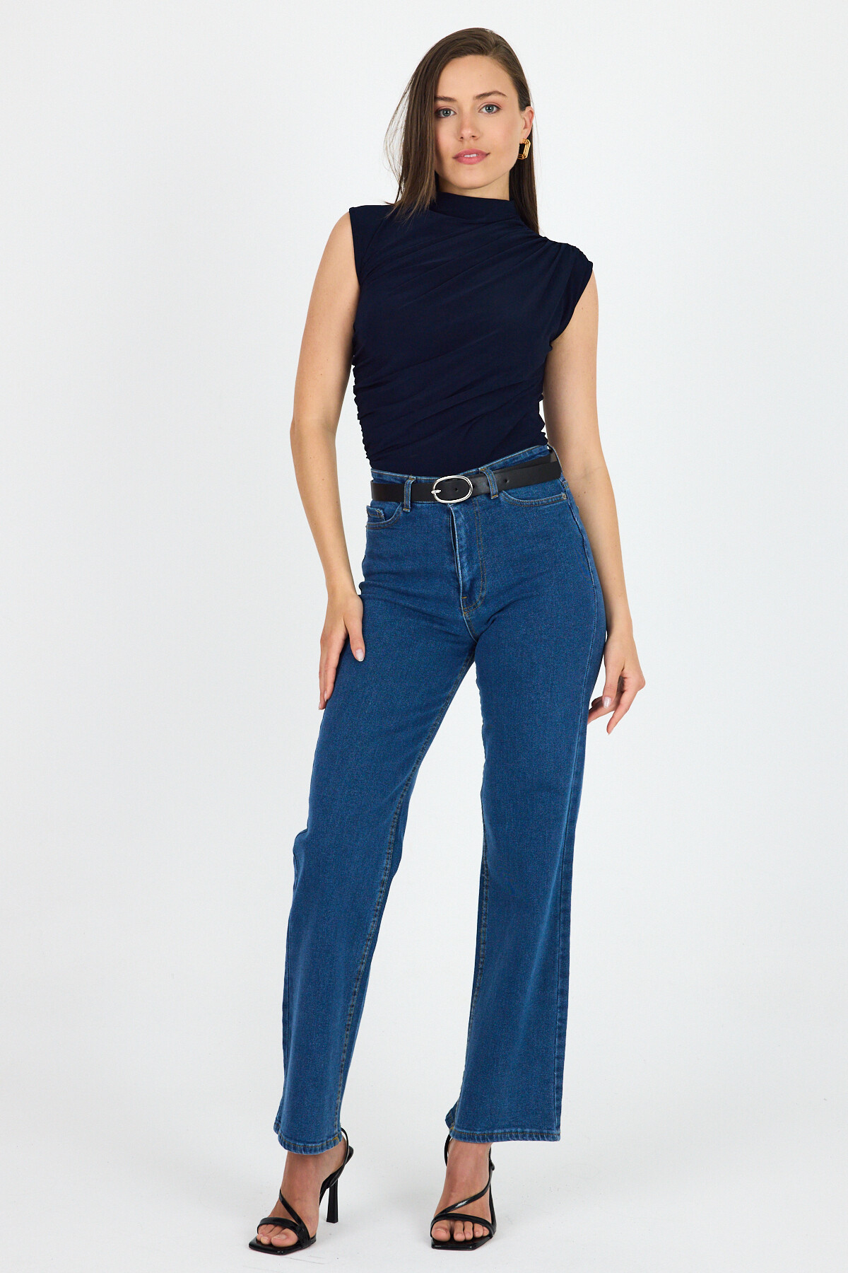 Laci Kolsuz Büzgülü Sandy Bluz 2430 - 6