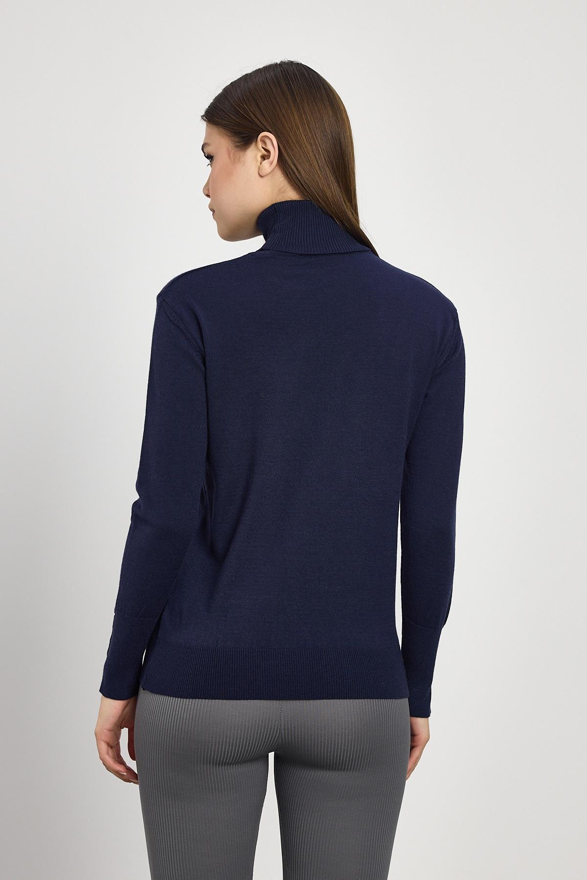 Laci Balıkçı Yaka Kol Detay Kazak 24369 - 5